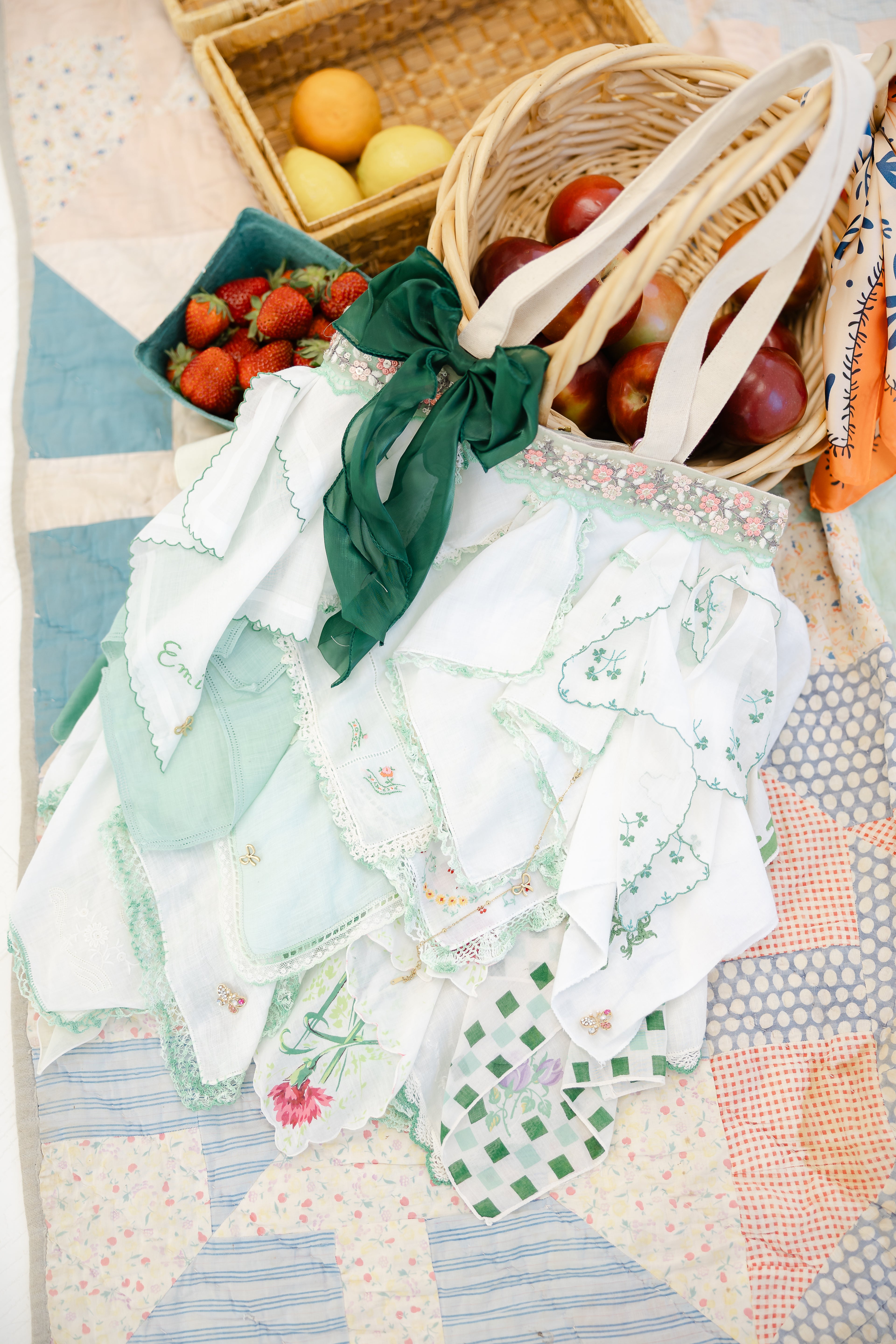 Picnic Date Bag - Green