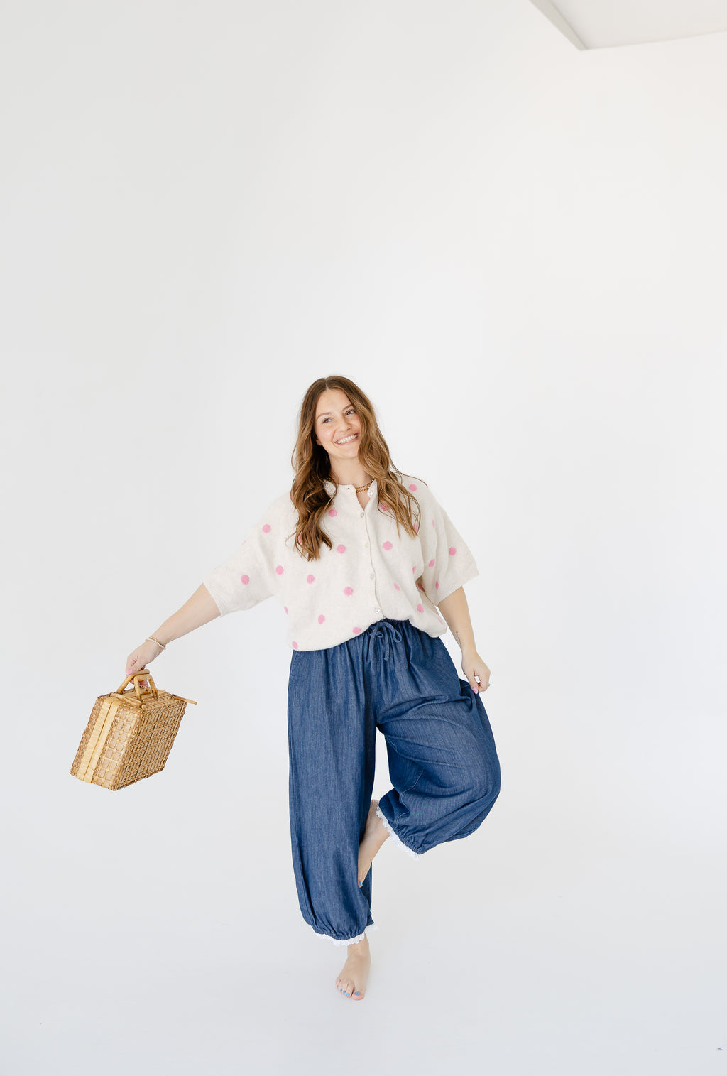 Polly Polka Dot Cardi
