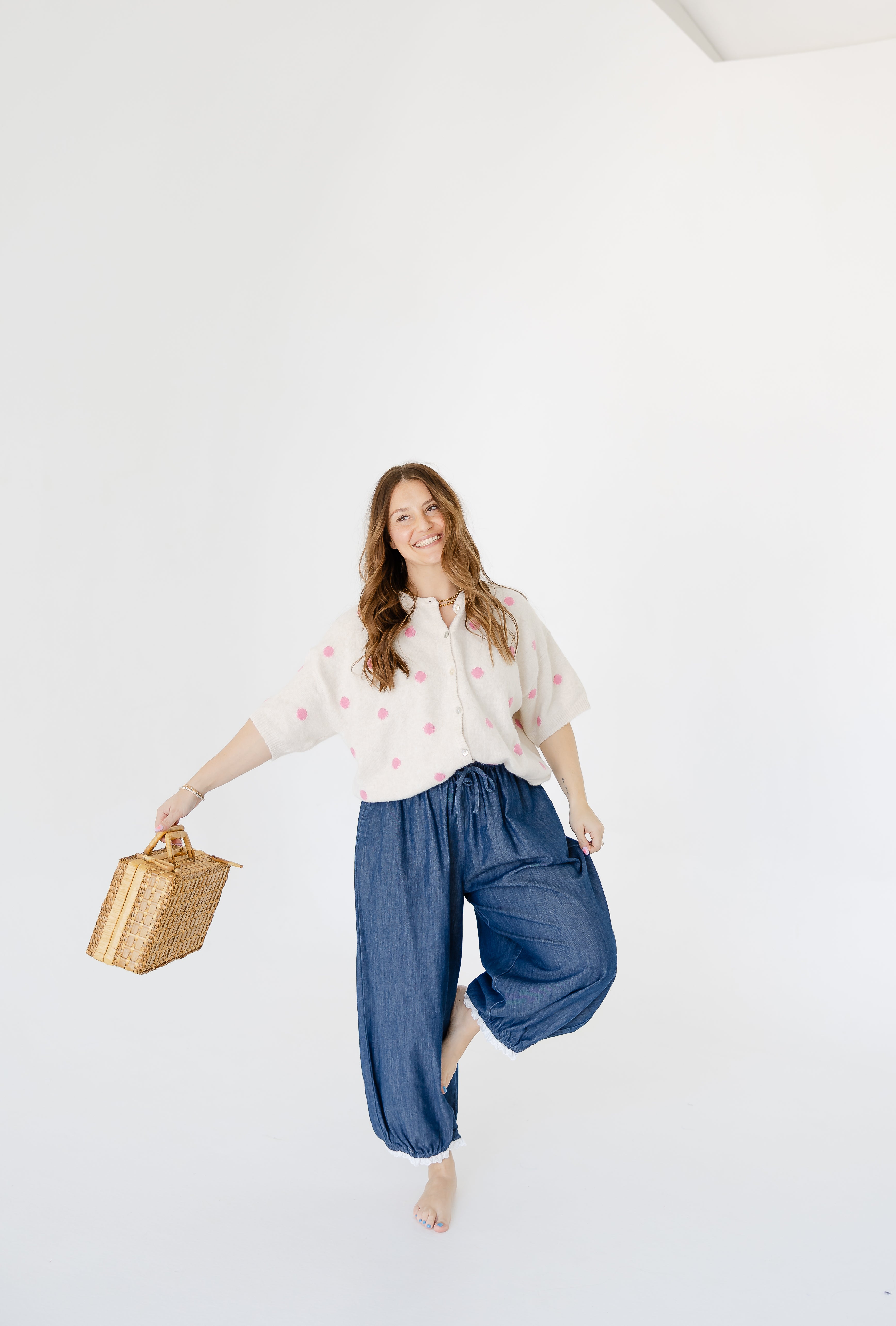 Polly Polka Dot Cardi
