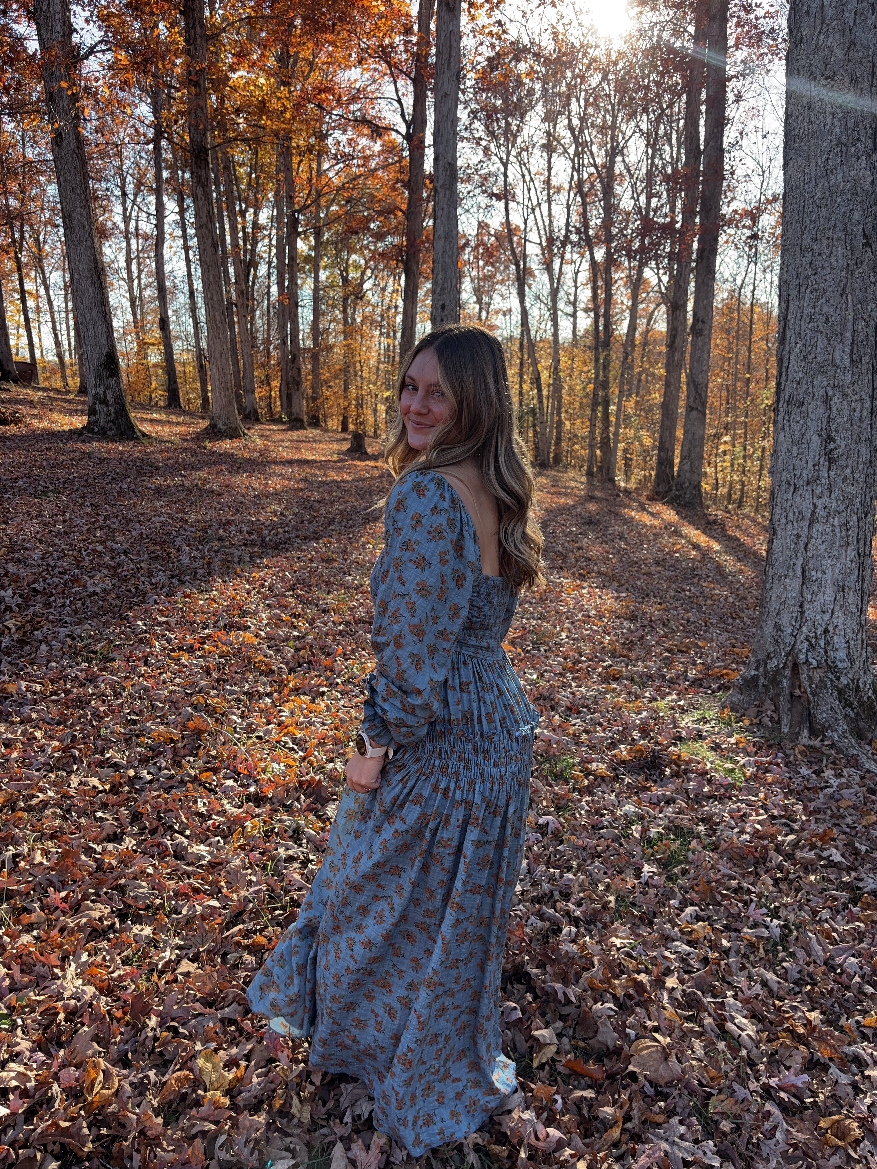 Falling For You Floral Dress