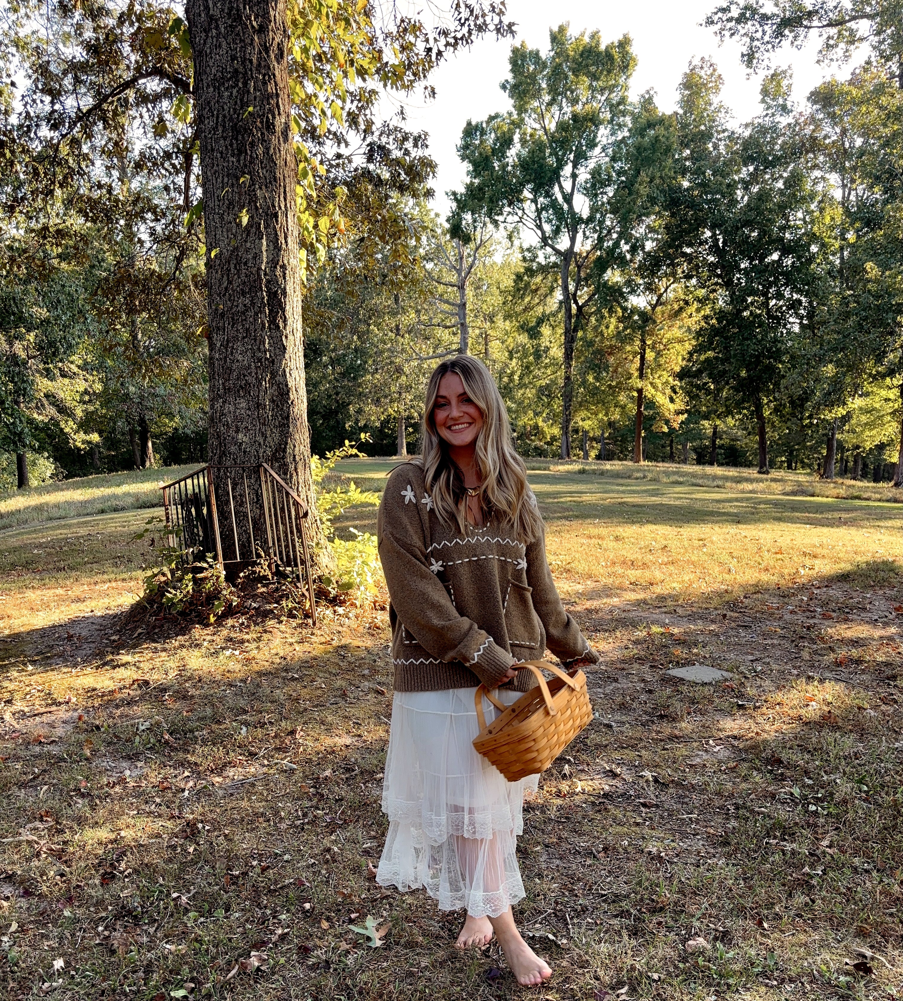 Benita Floral Sweater