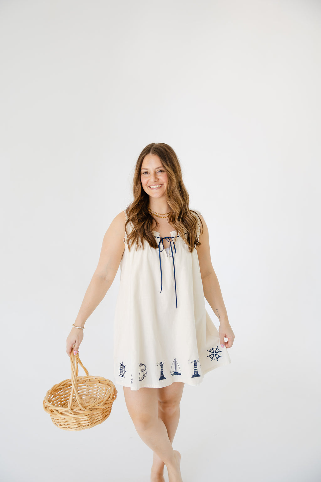 Seaside Chic Mini Dress