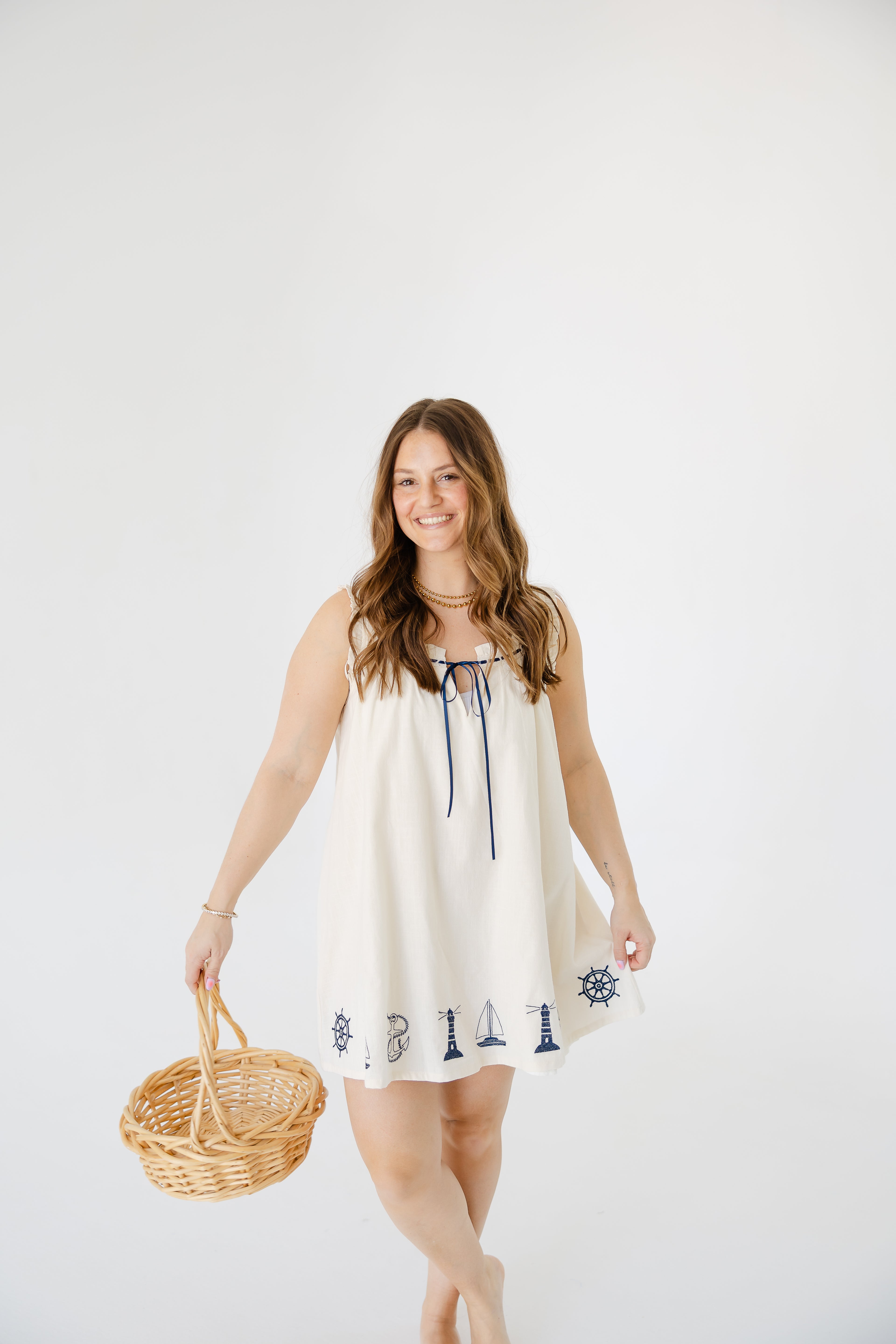 Seaside Chic Mini Dress