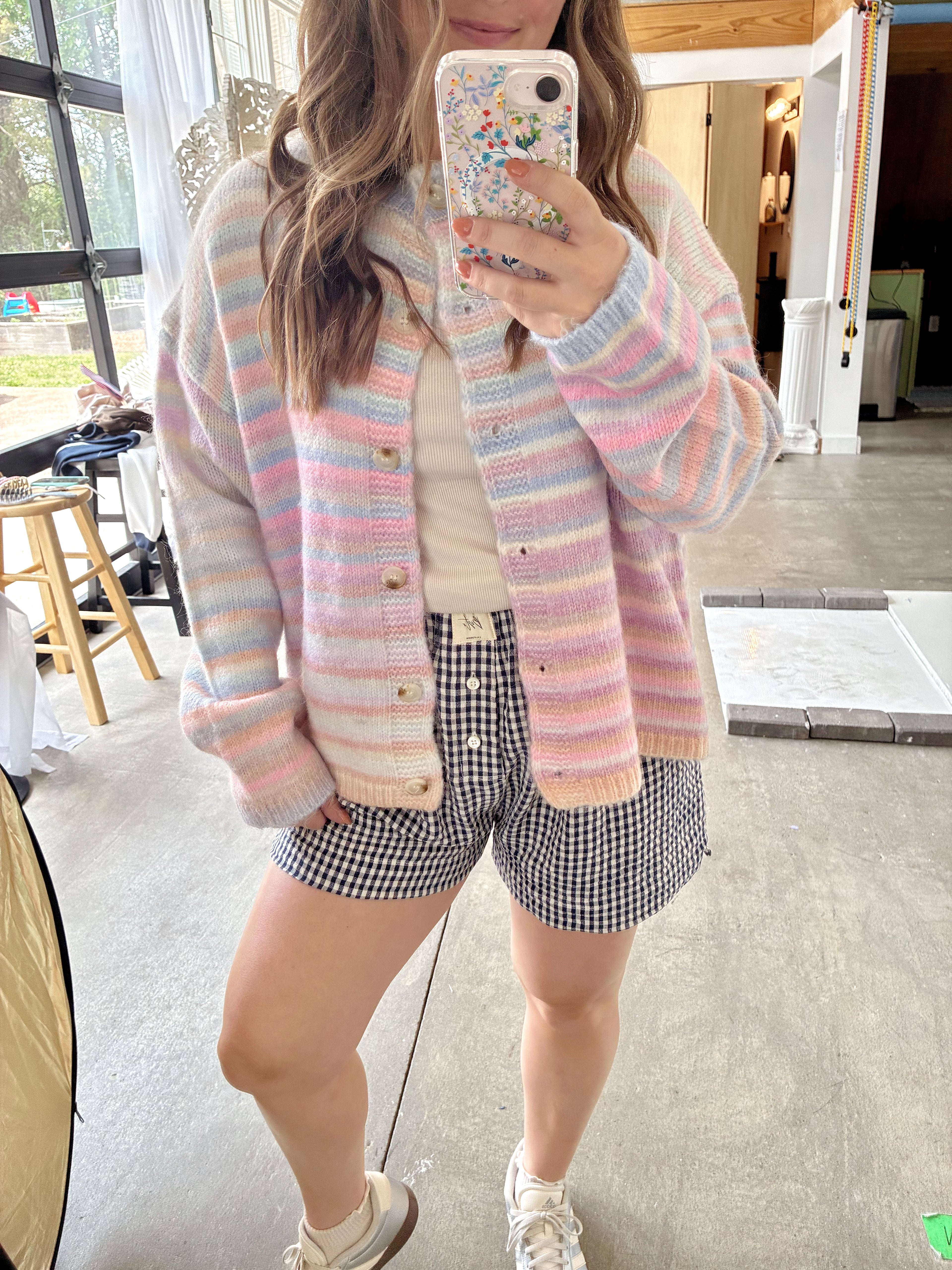 Millie Gingham Boxer Shorts