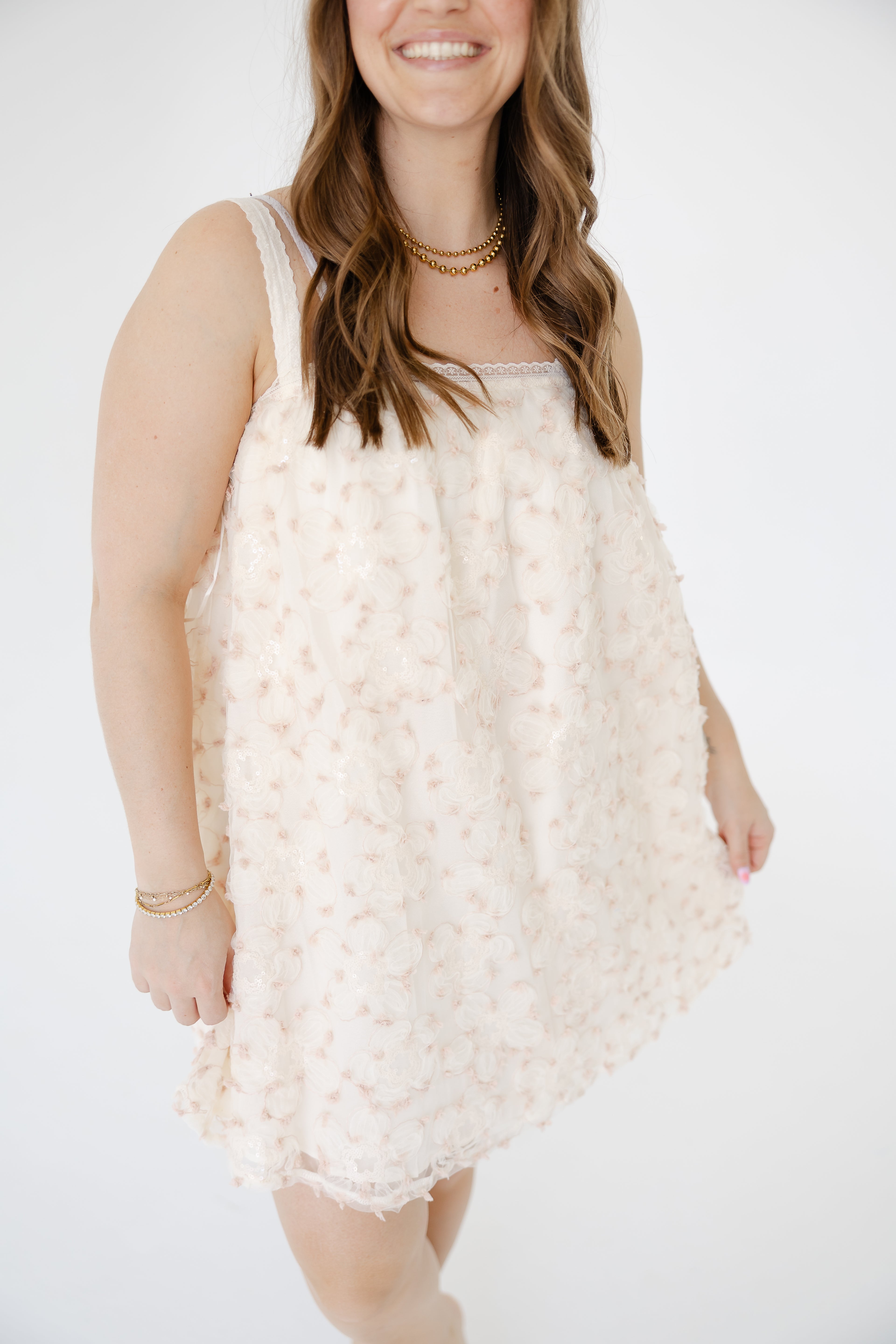 Halle Flower Lace Dress