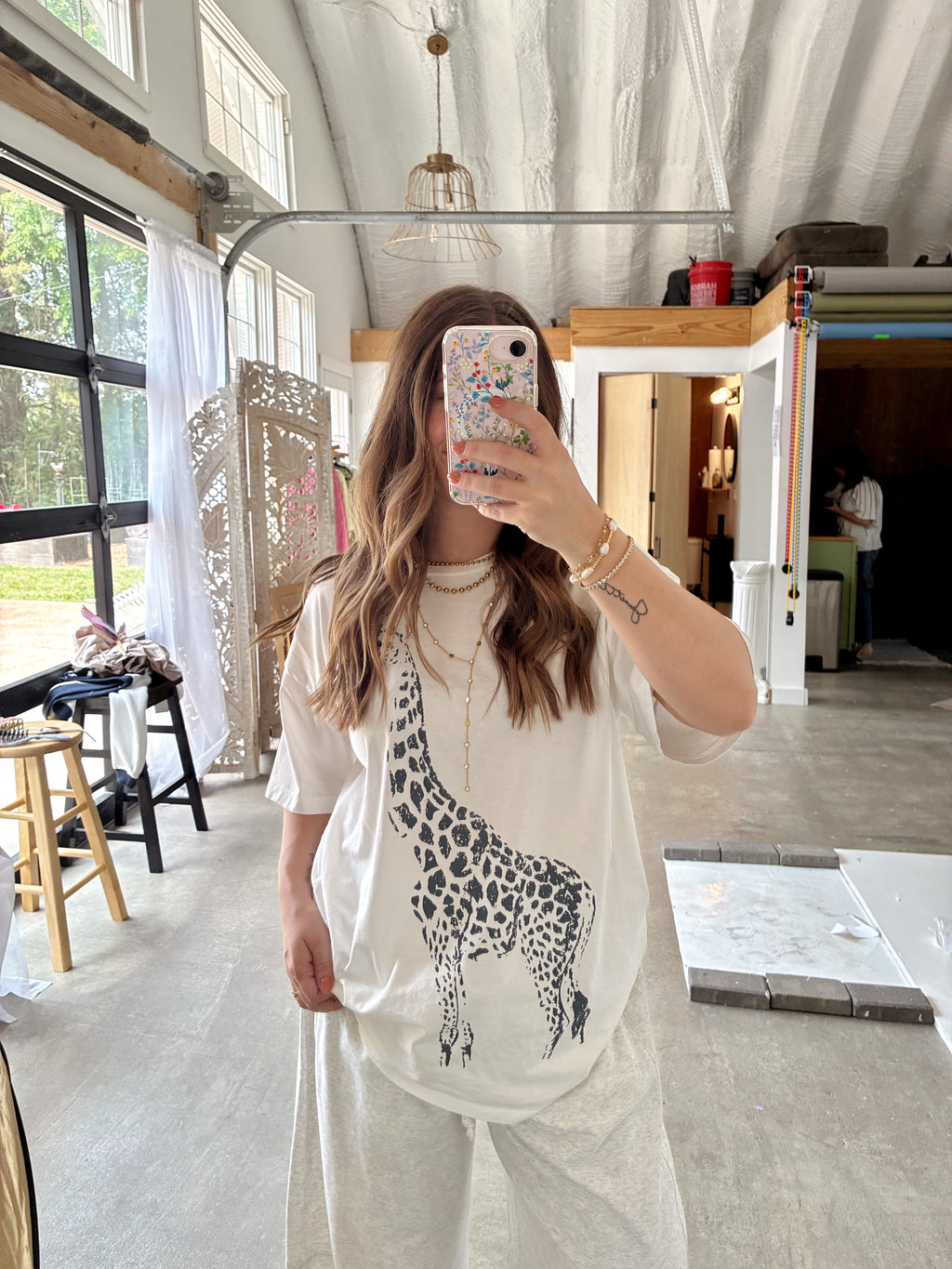 Standing Tall Giraffe Tee