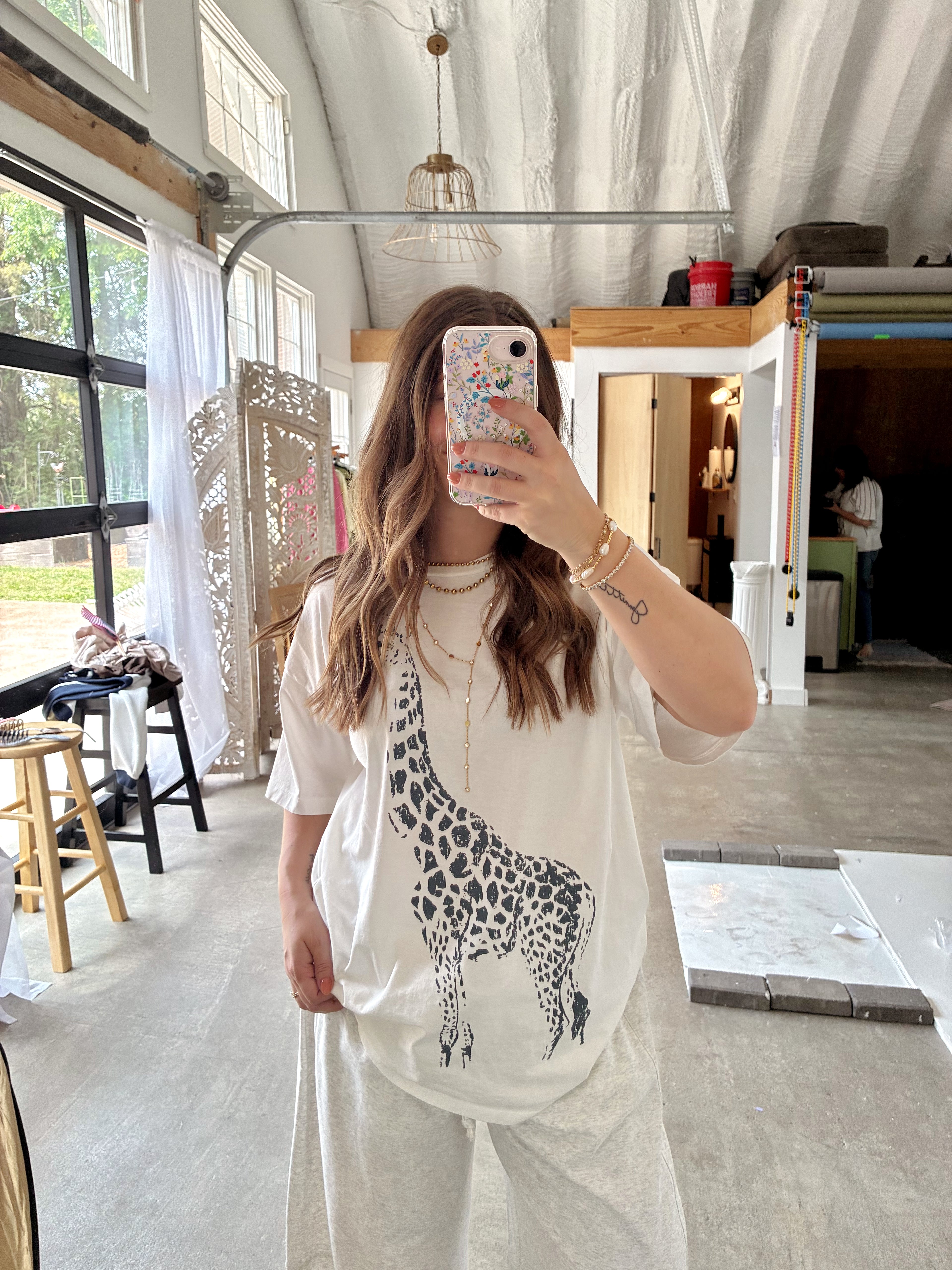 Standing Tall Giraffe Tee