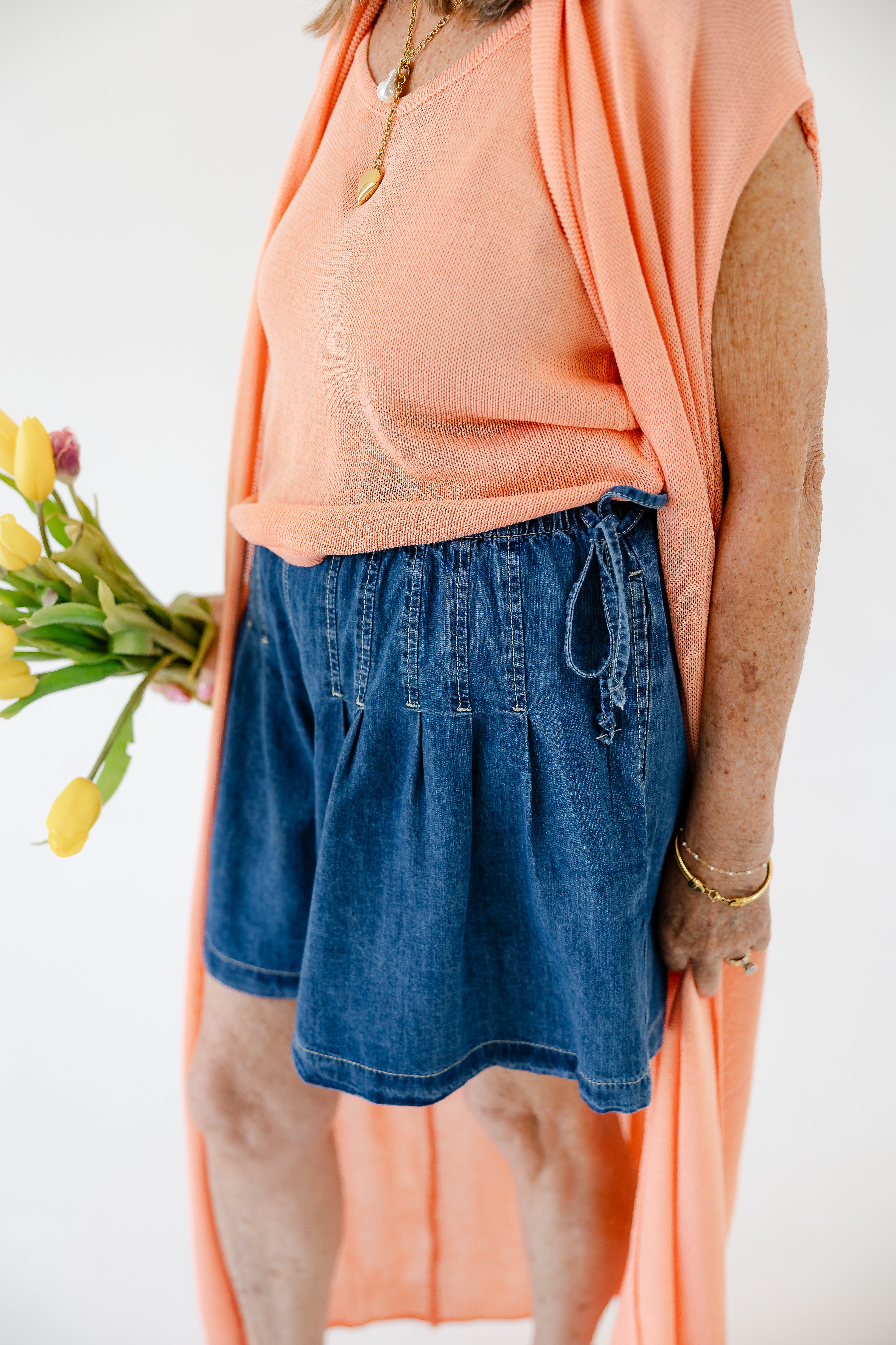 Pleated Party Shorts