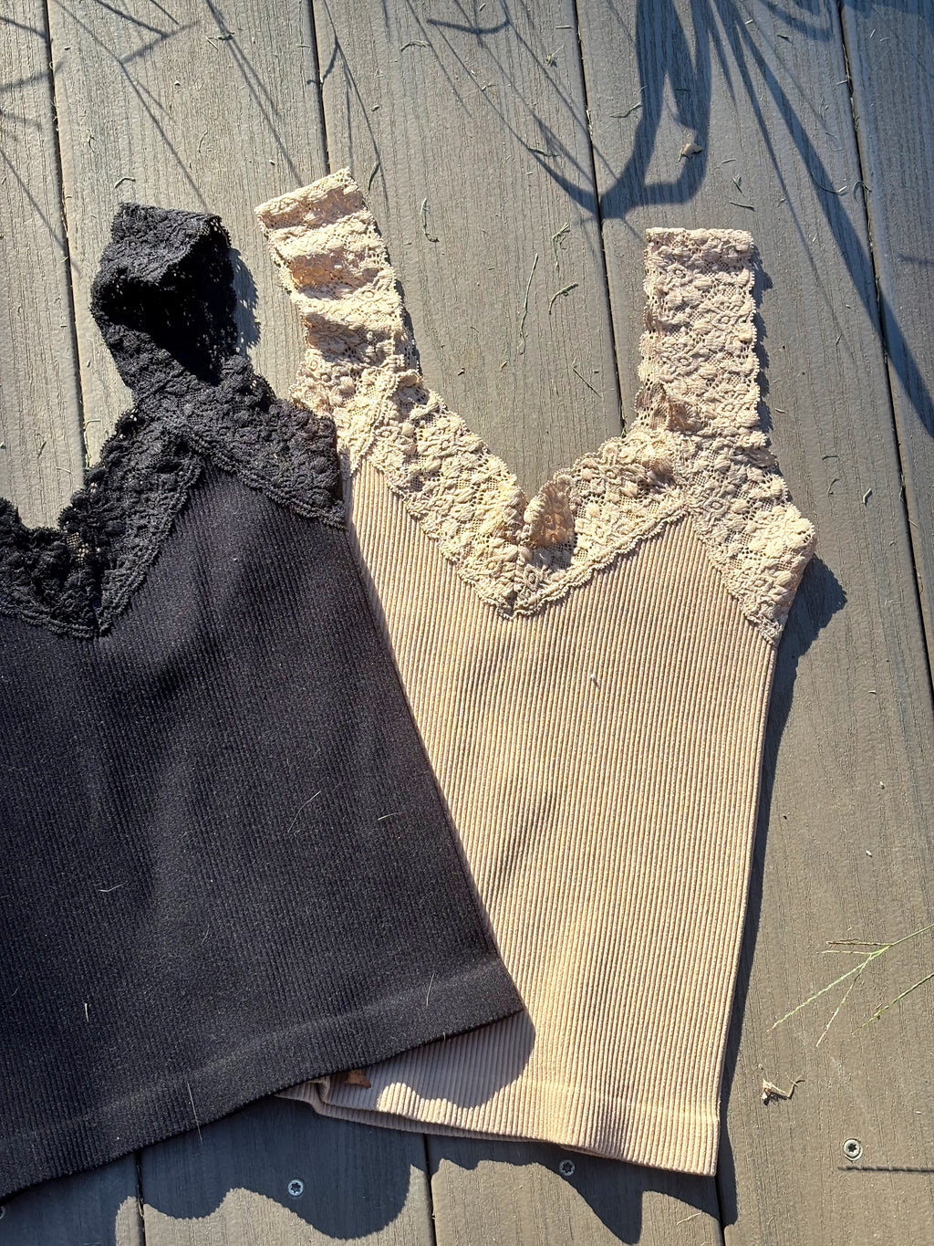 Lace Strap Layering Tank