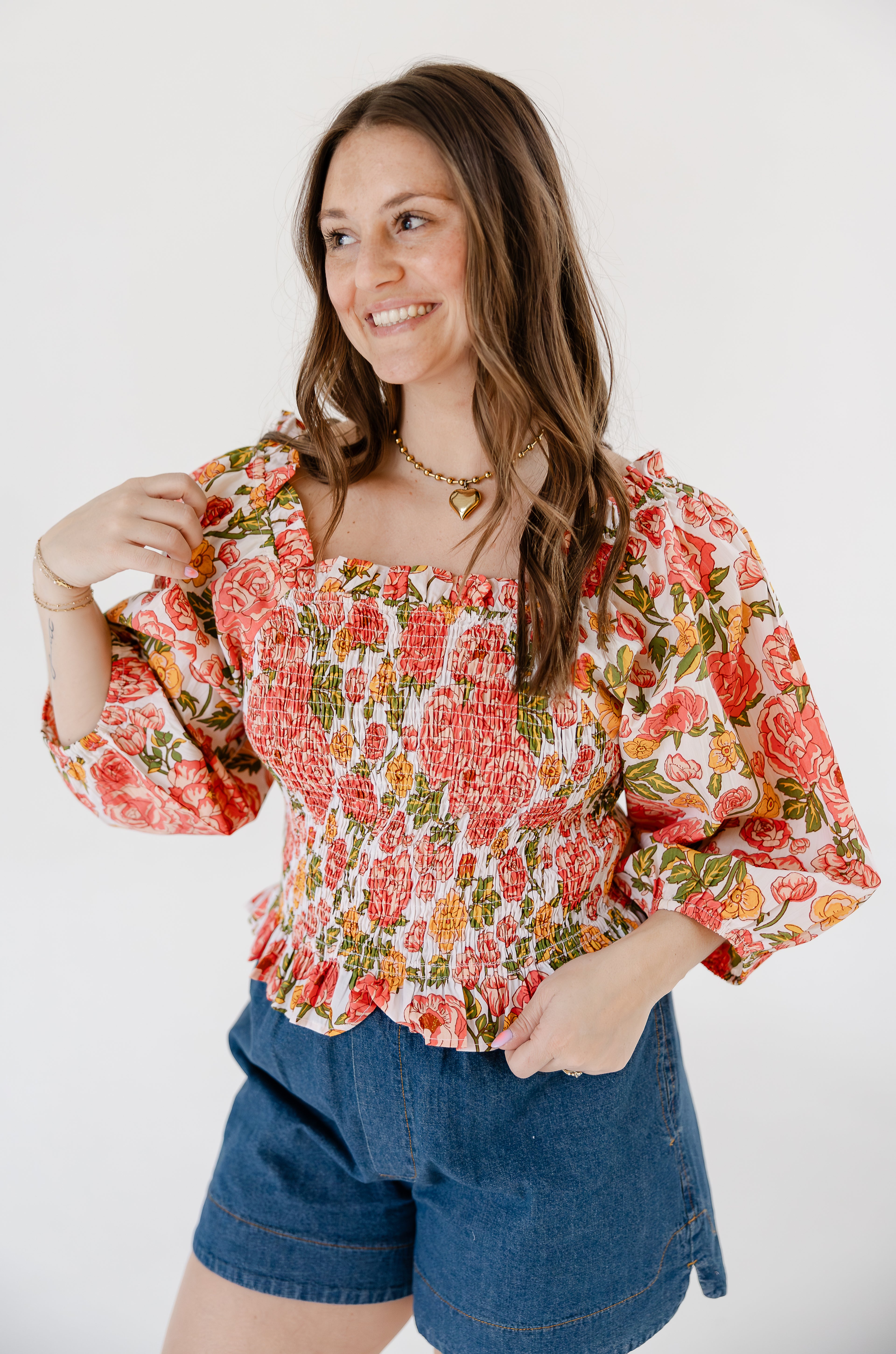 Prairie Rose Floral Top