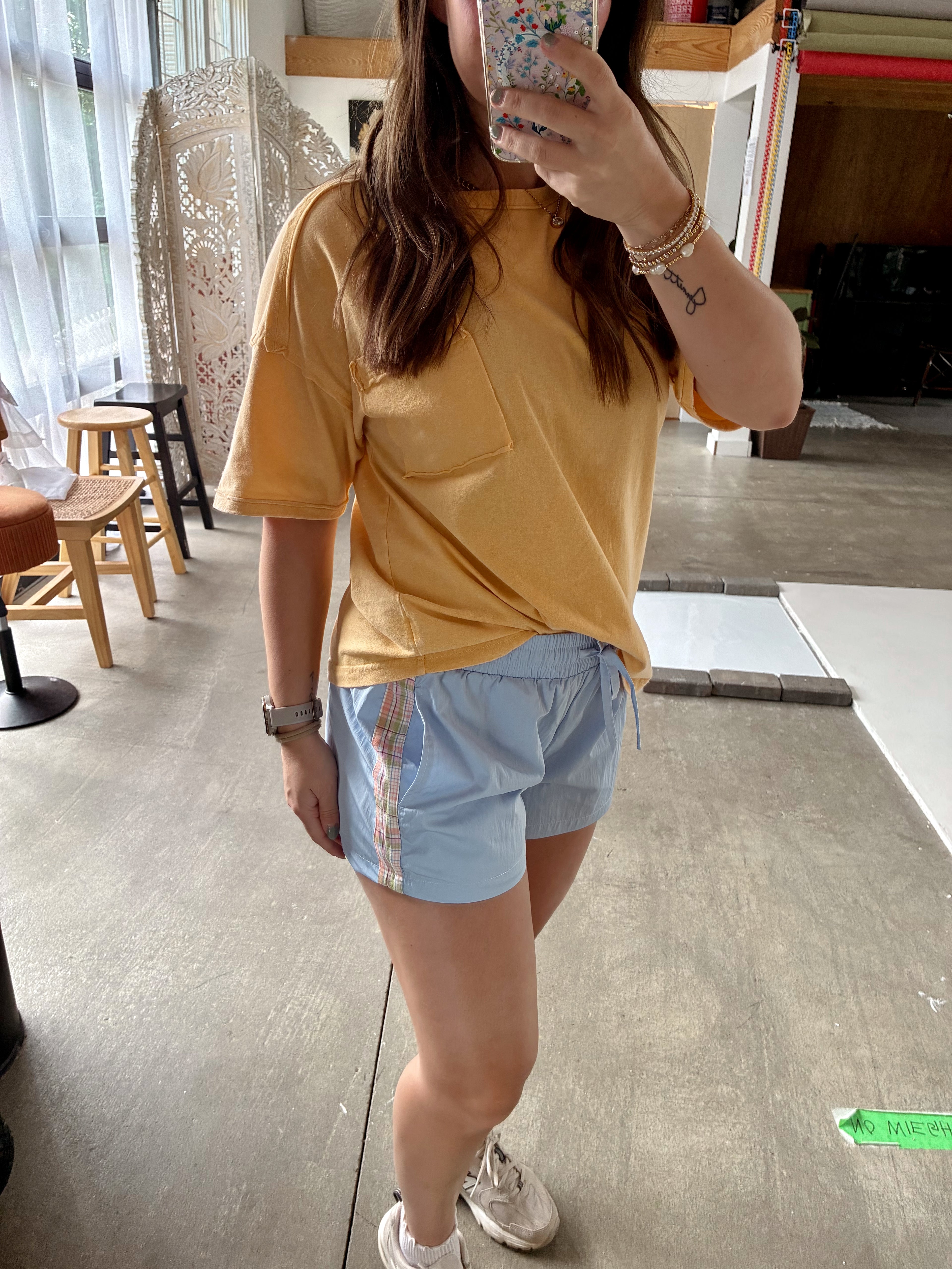 Plaid Lined Shorts