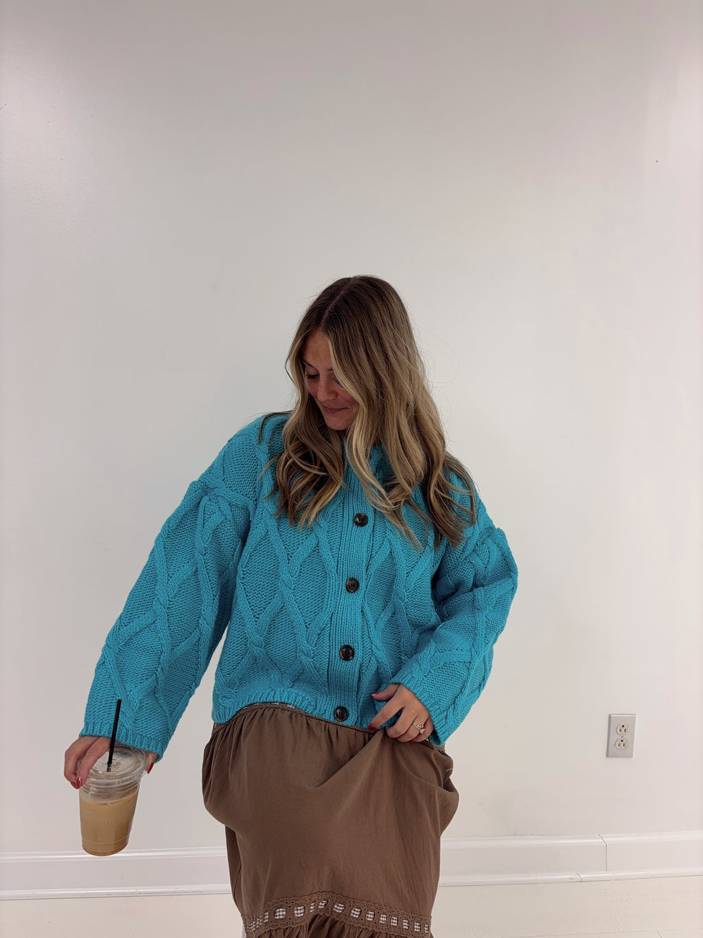 Enchanting Cable Knit Cardigan