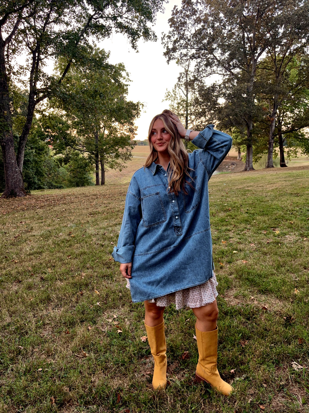 Rory Denim Tunic