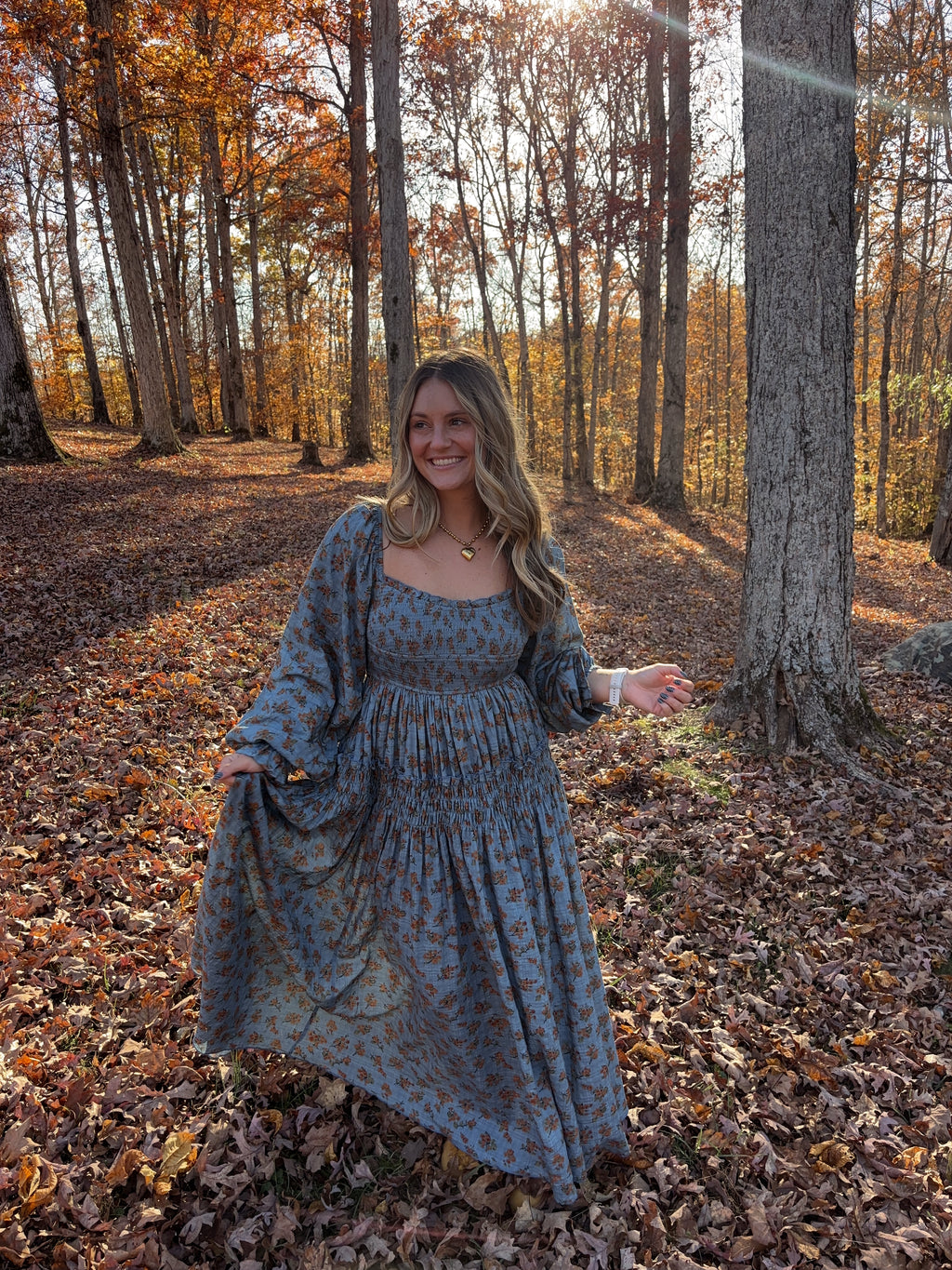 Falling For You Floral Dress