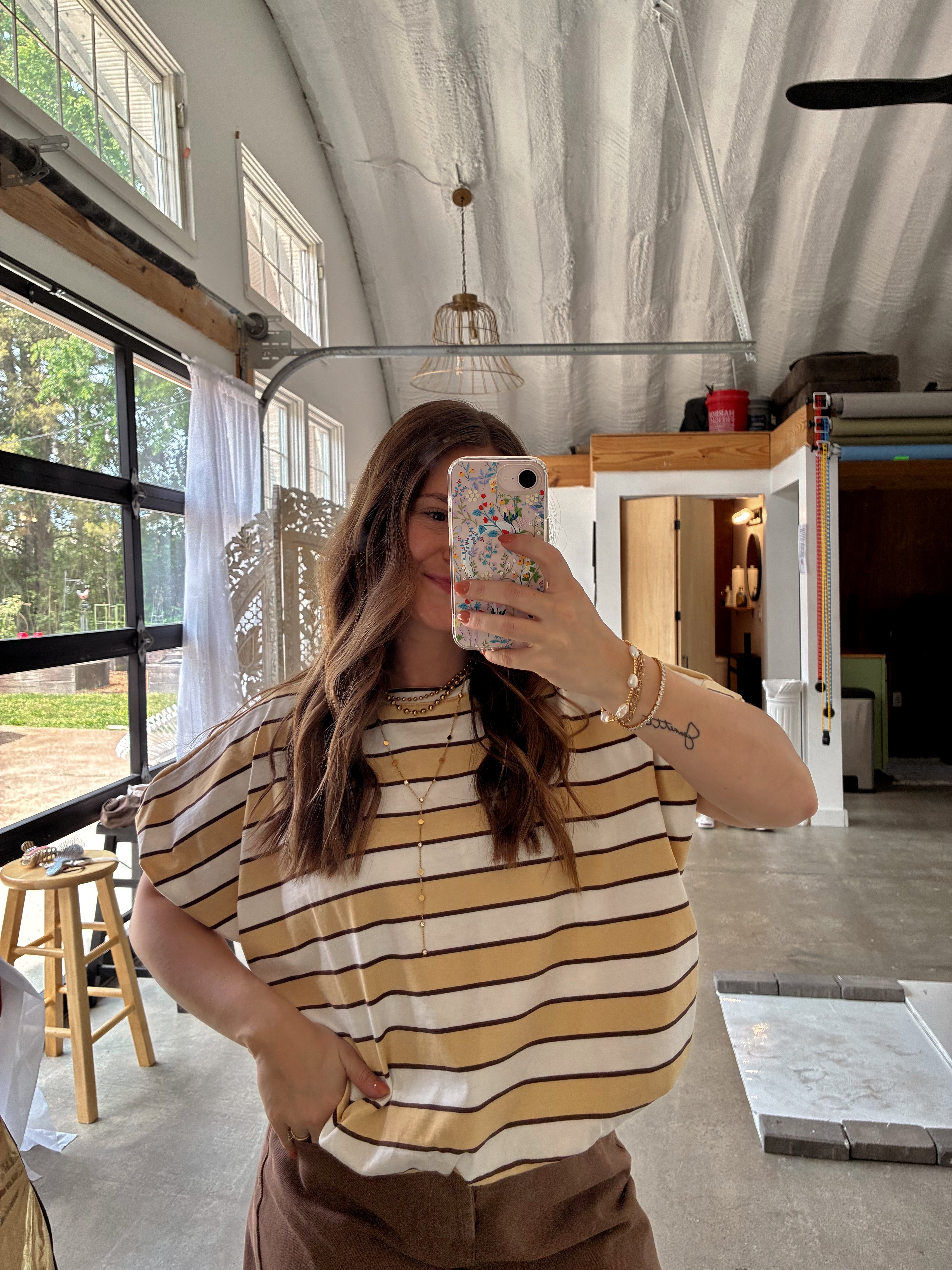 Chocolate Striped Top
