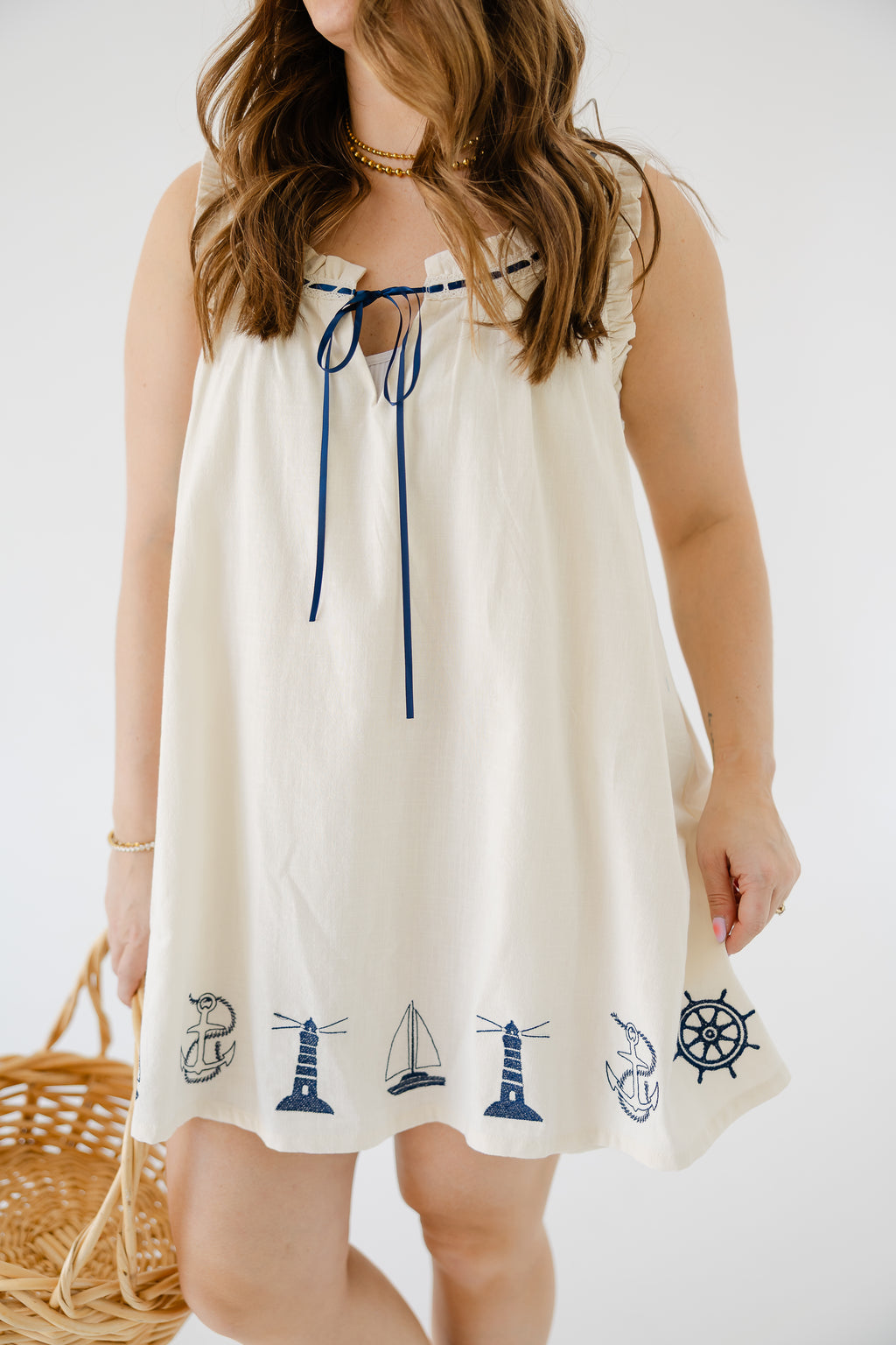 Seaside Chic Mini Dress