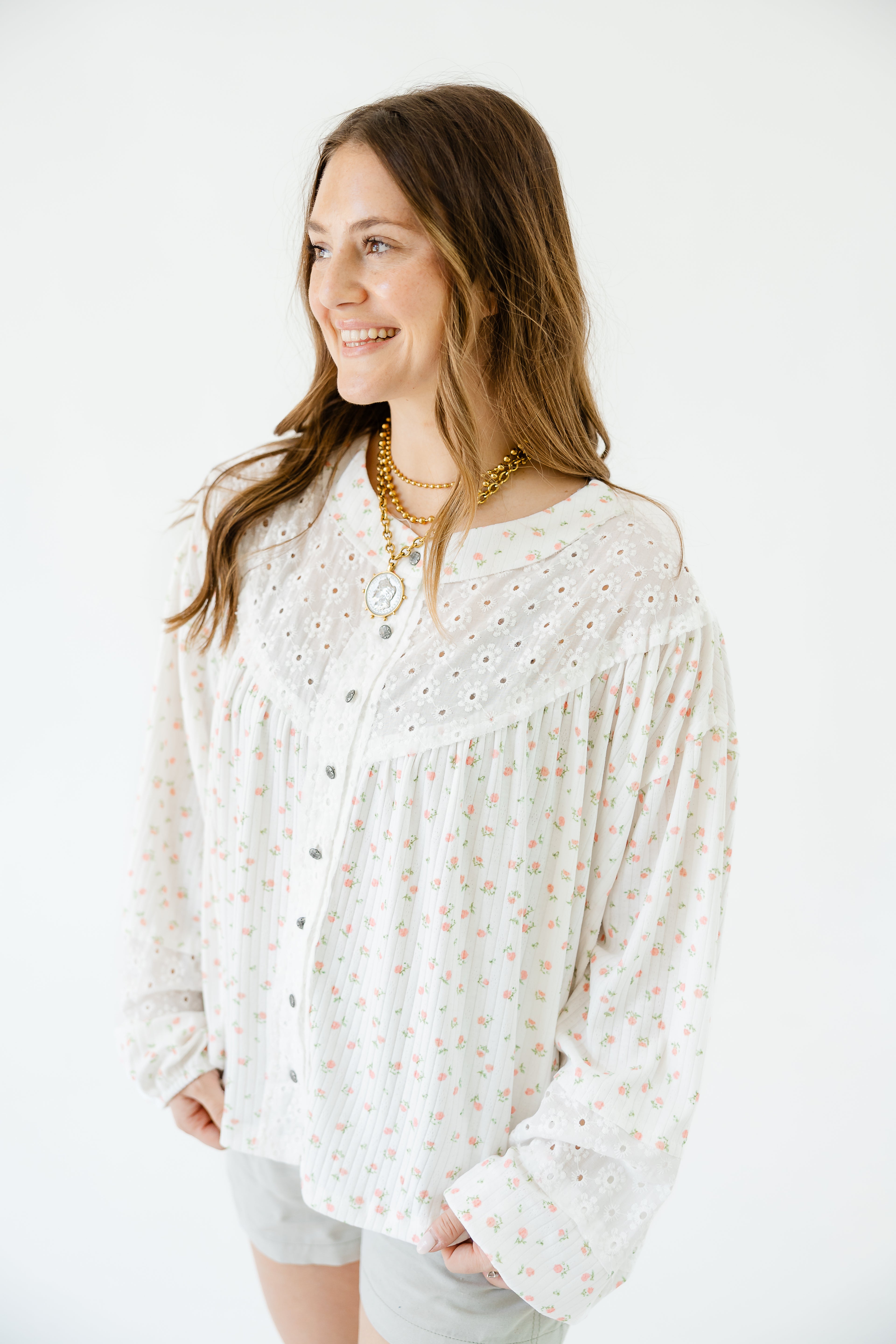 Painted Petals Blouse