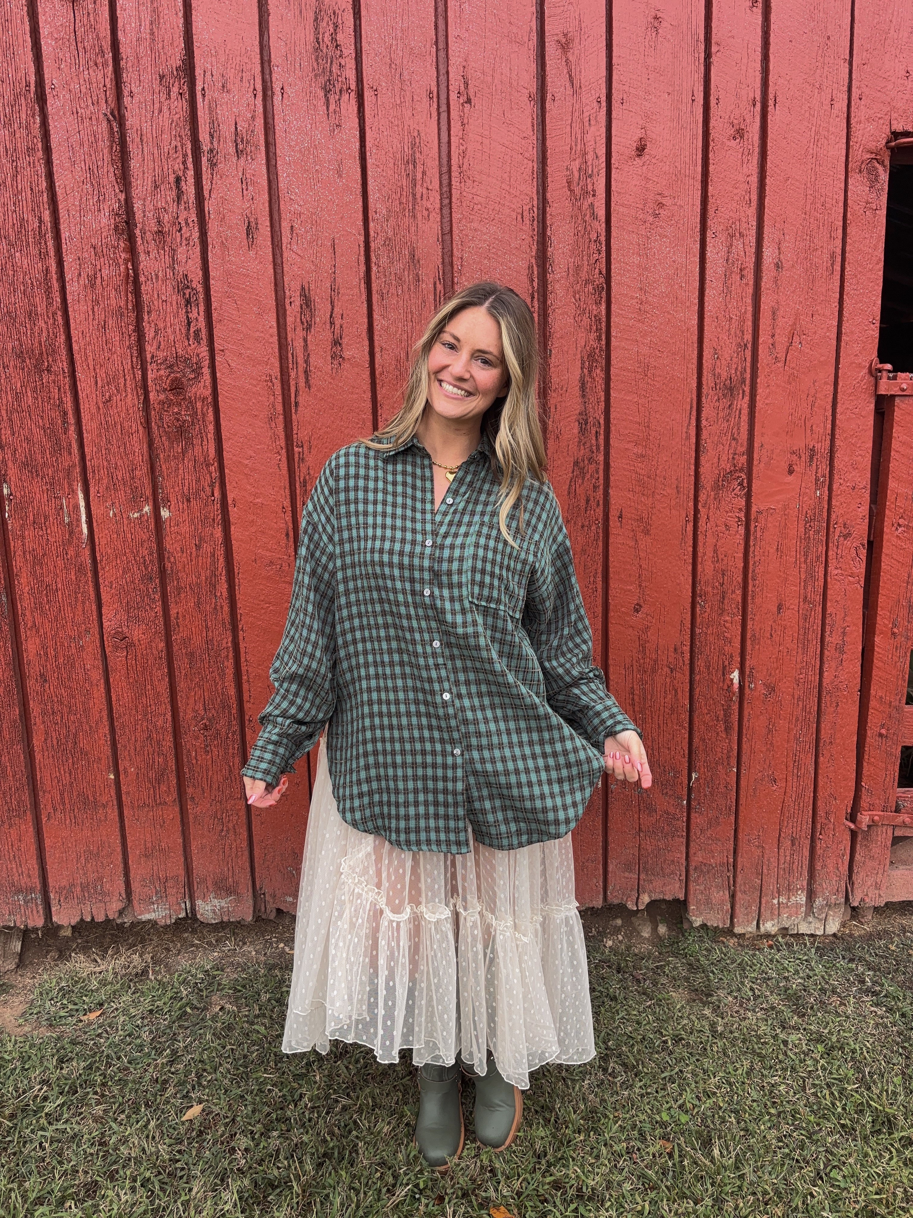 Posie Dot Sheer Layering Skirt