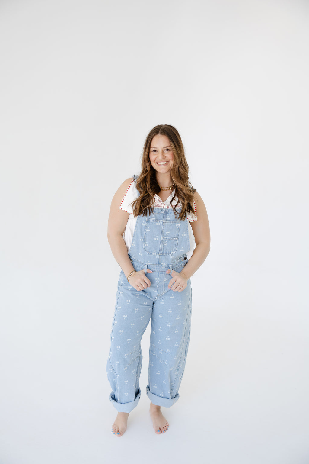 Cherry Lover Barrel Jumpsuit