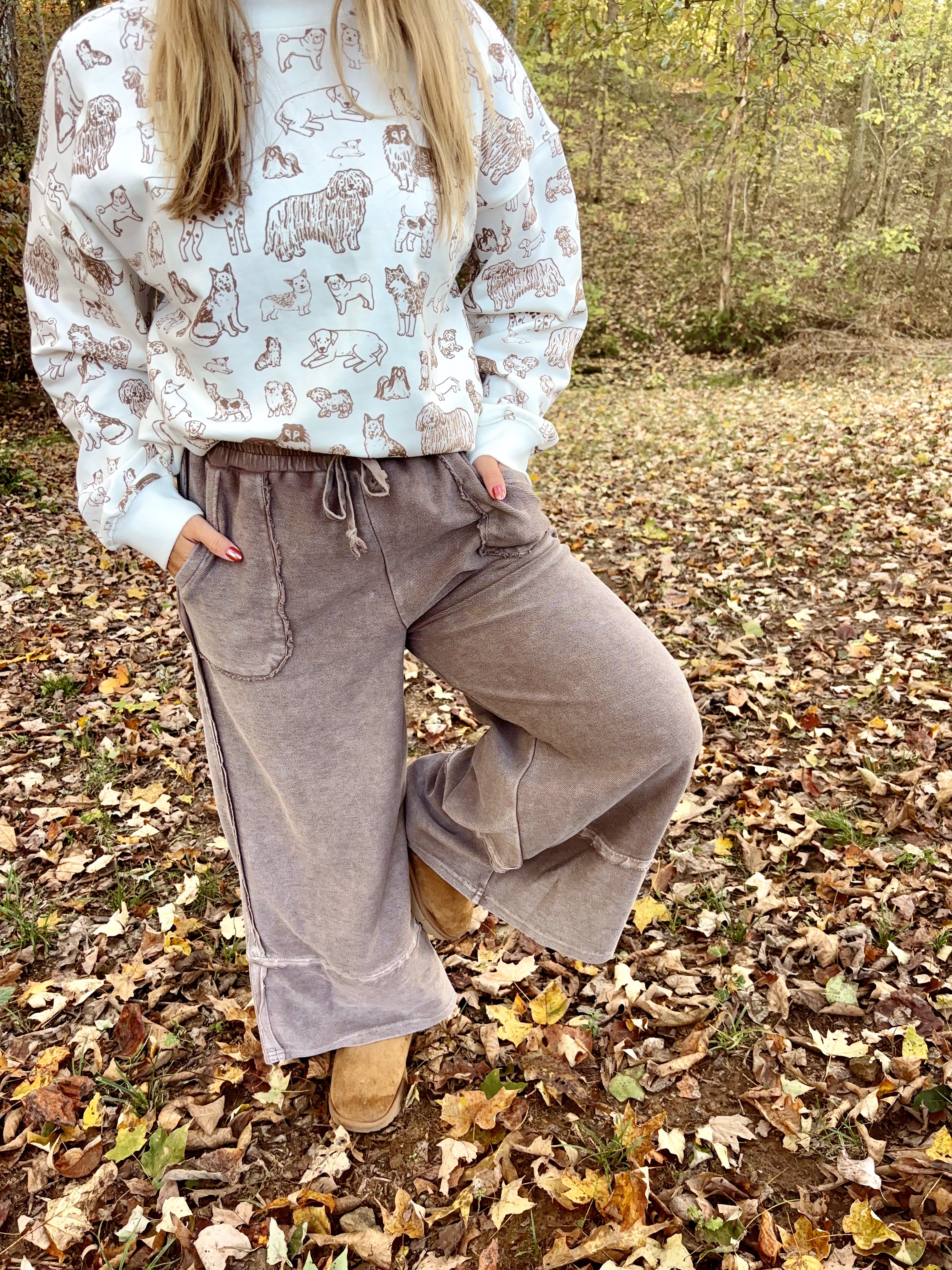 Espresso Shot Flowy Pants