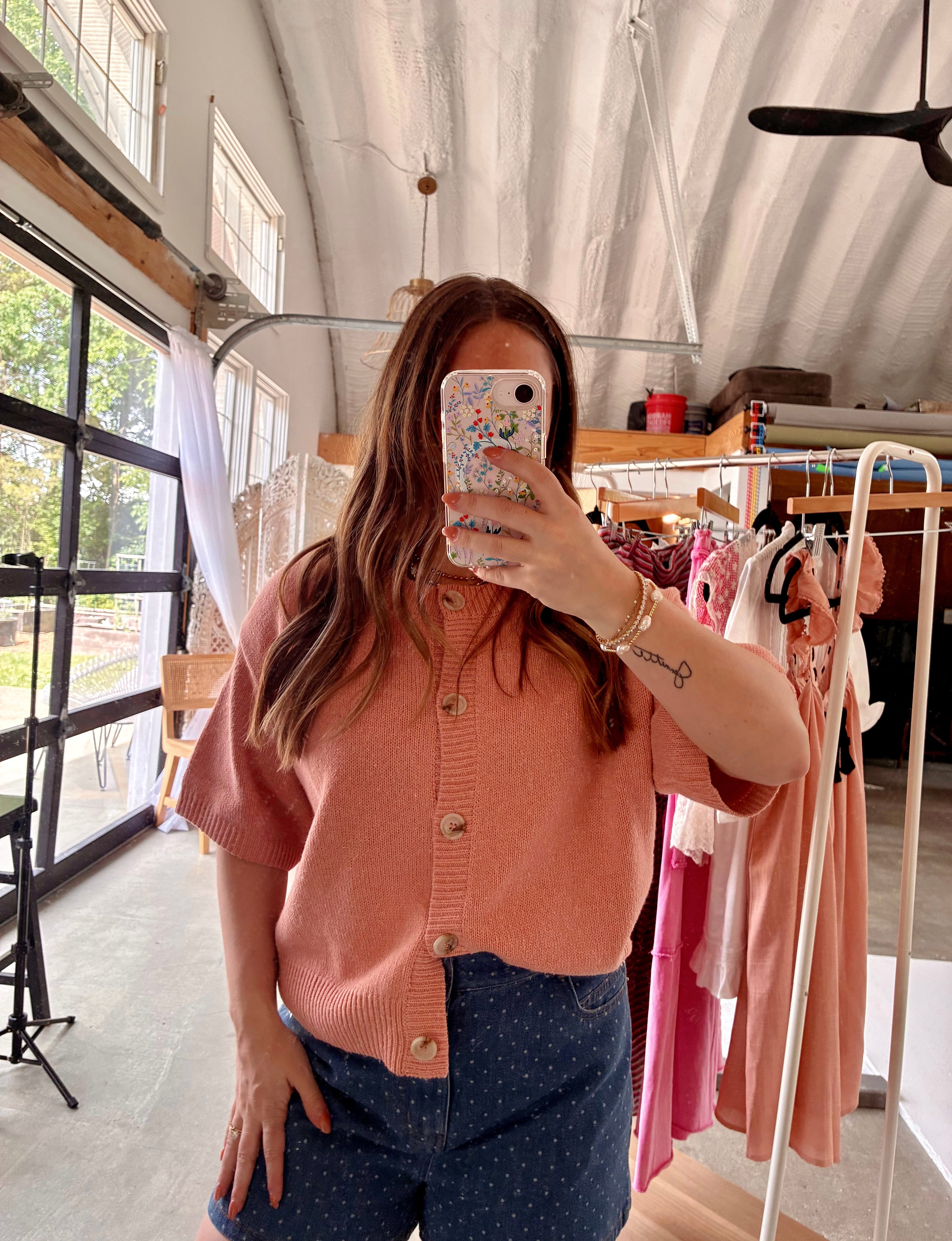 Polly Buttoned Cardi