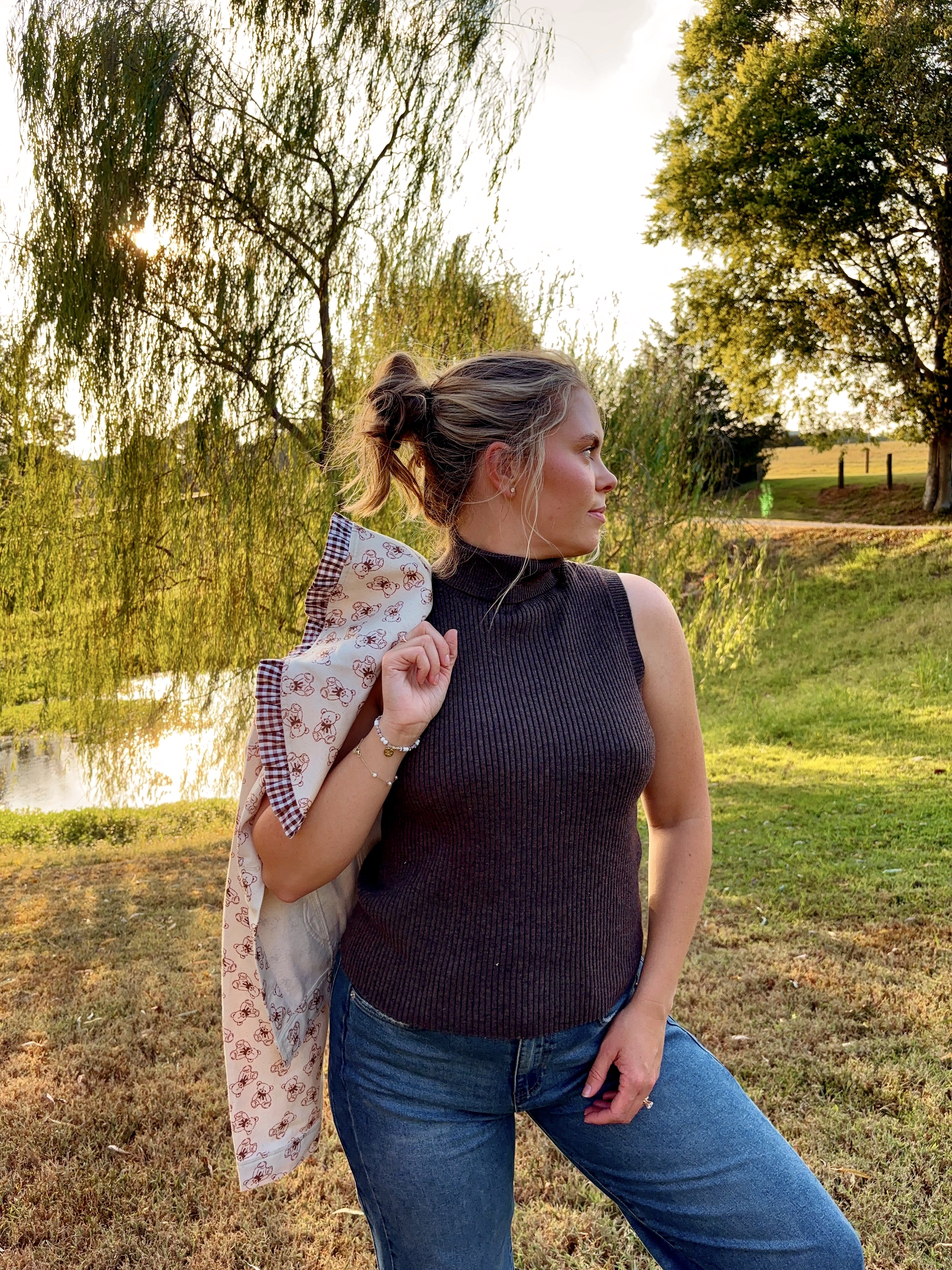 Lola Mock Neck Top