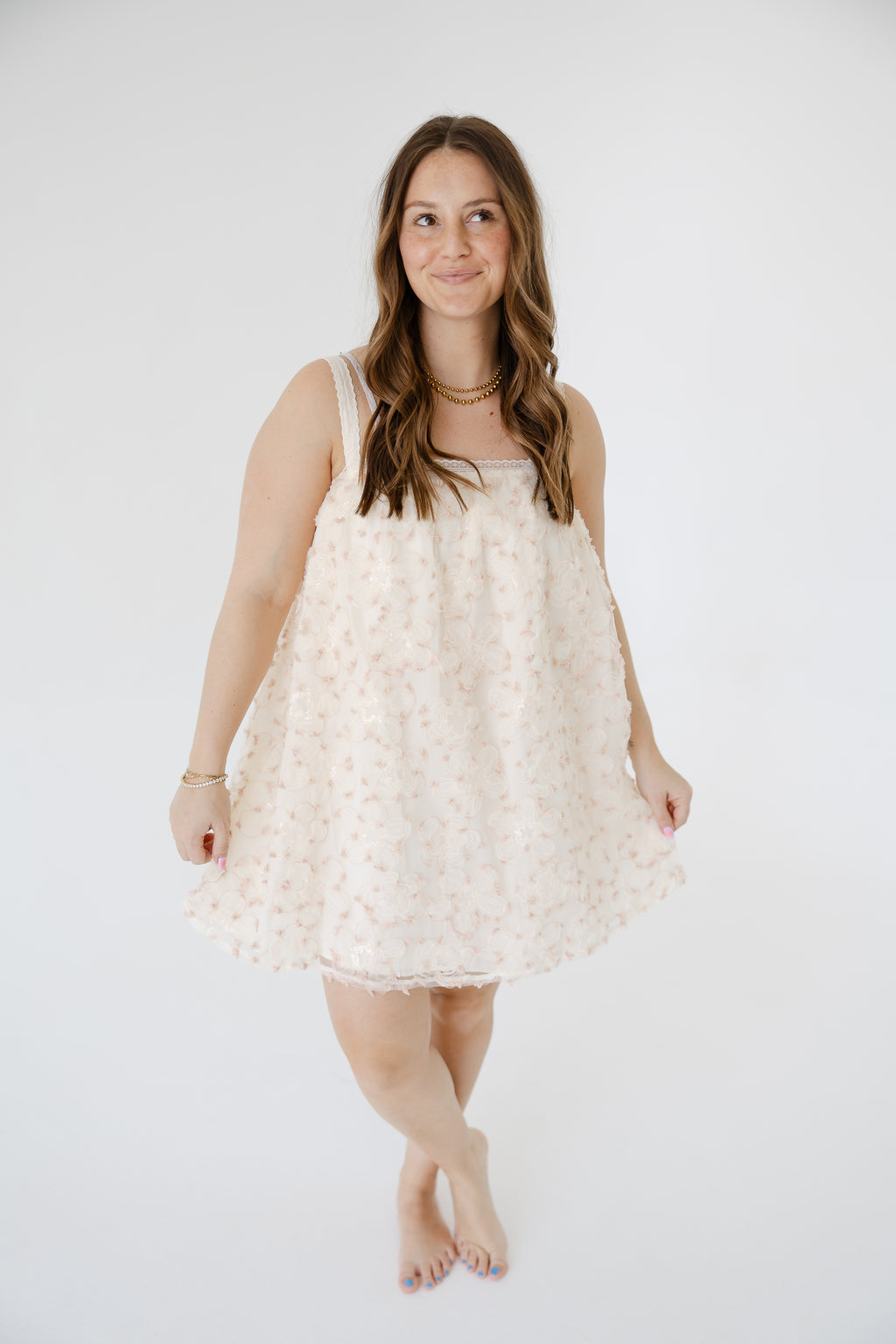 Halle Flower Lace Dress