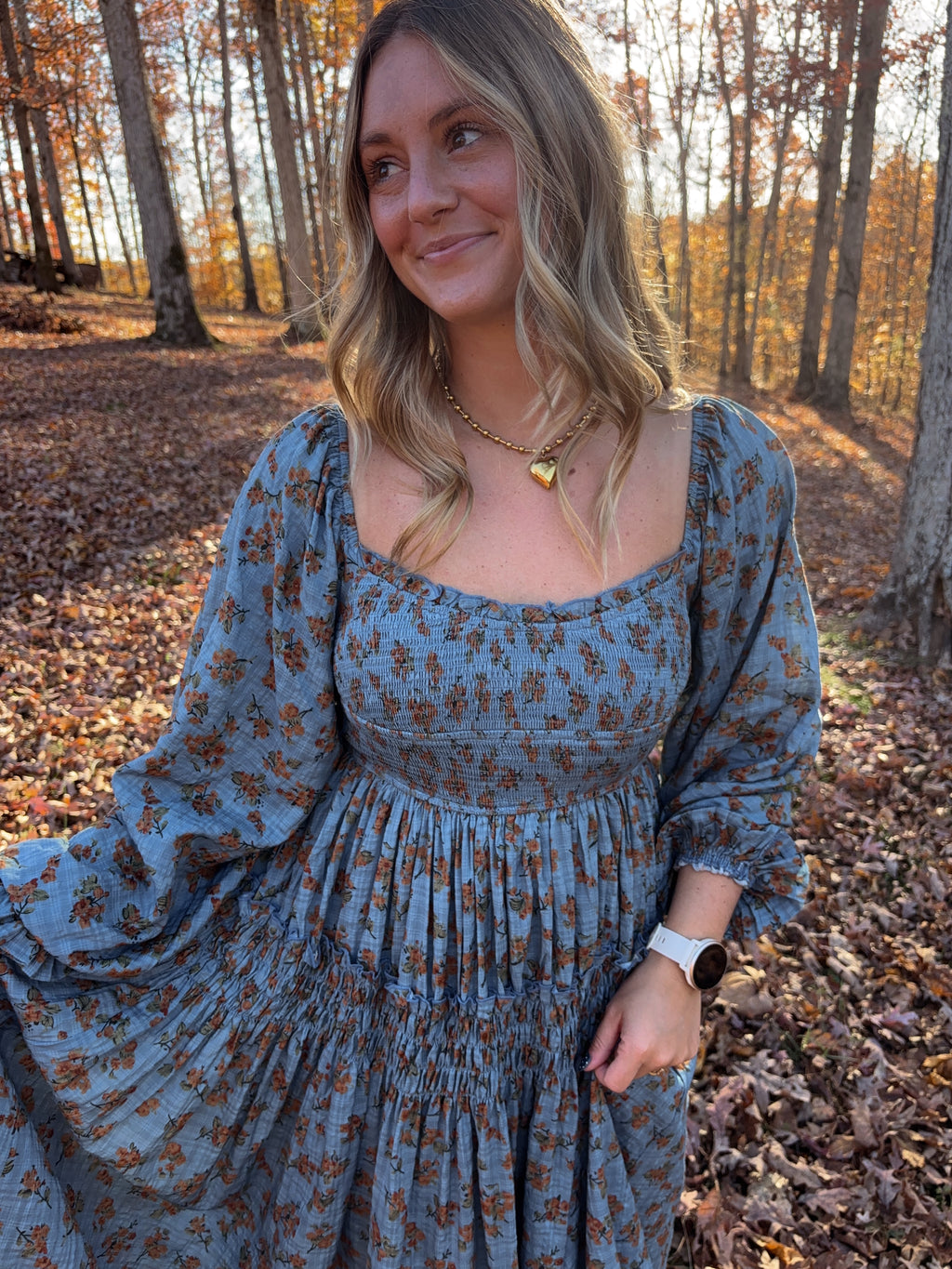 Falling For You Floral Dress