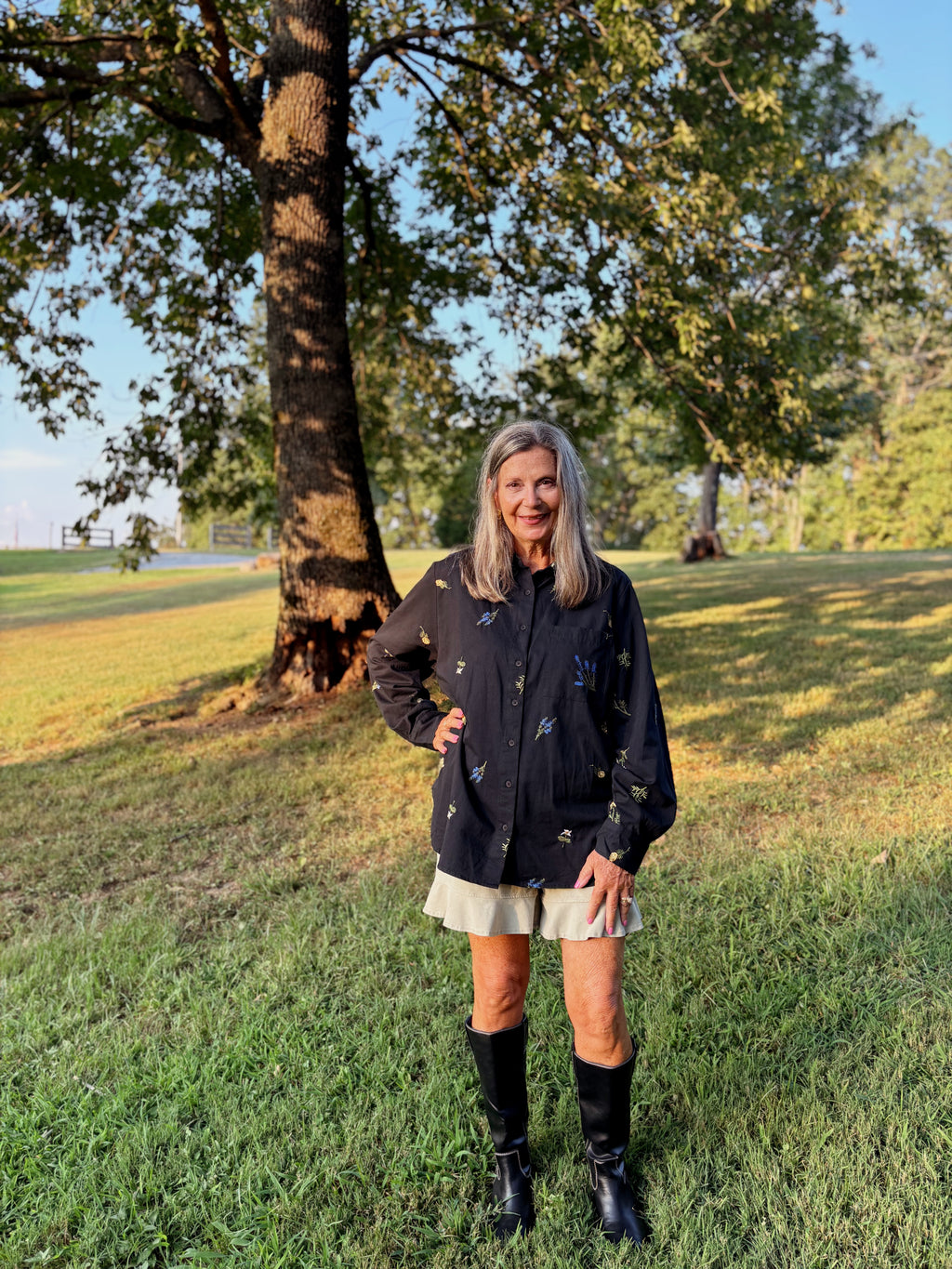 Wildflower Embroidered Top