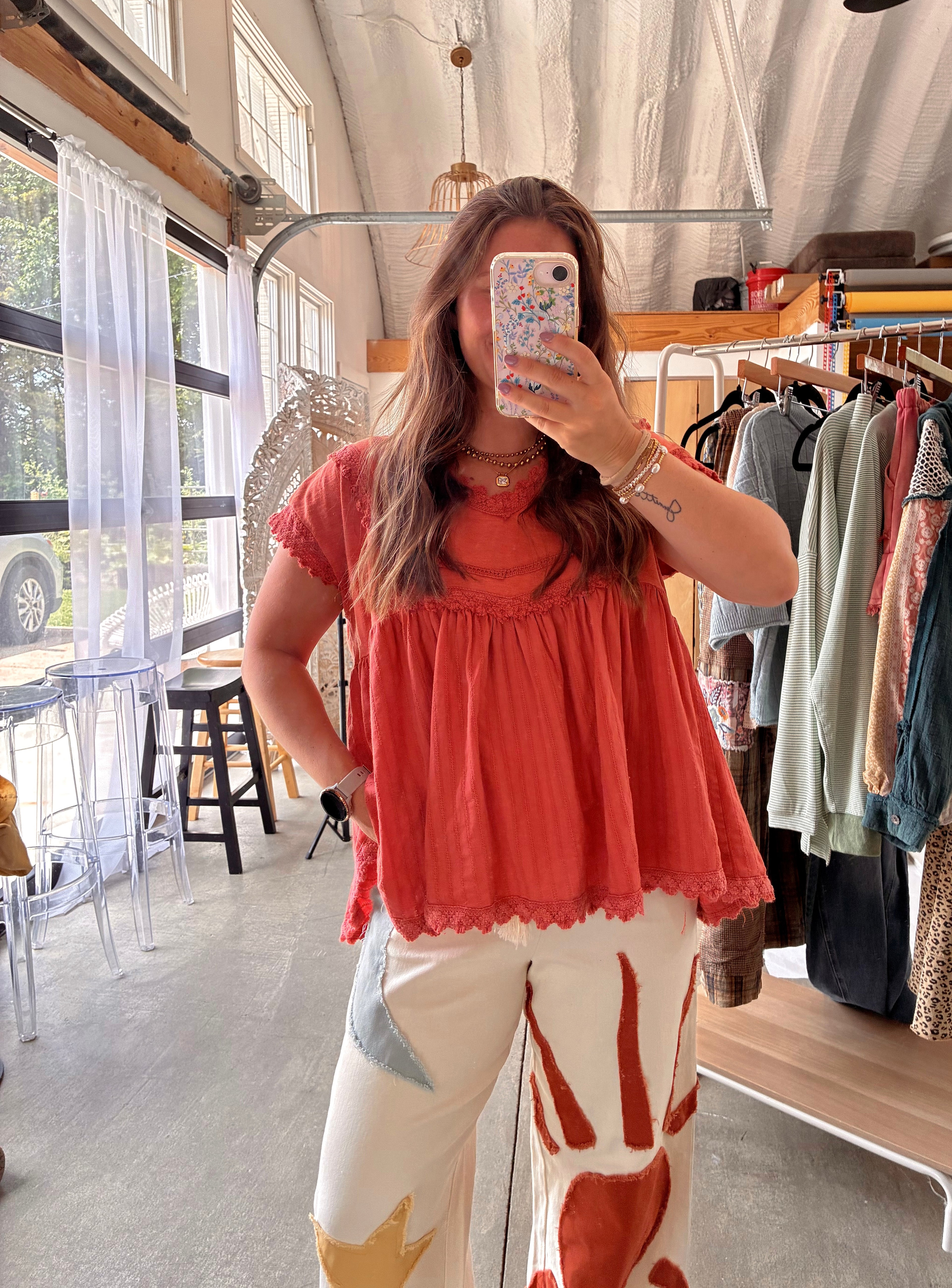 Rustic Lace Blouse