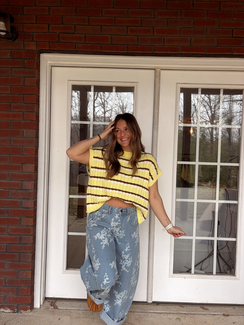 Laci Striped Knit Sweater