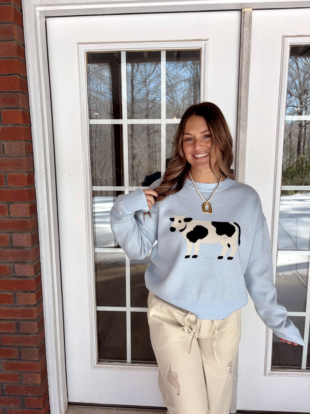 Cow Lover Sweater