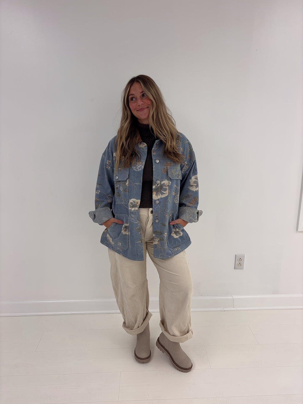 Finley Floral Barn Jacket