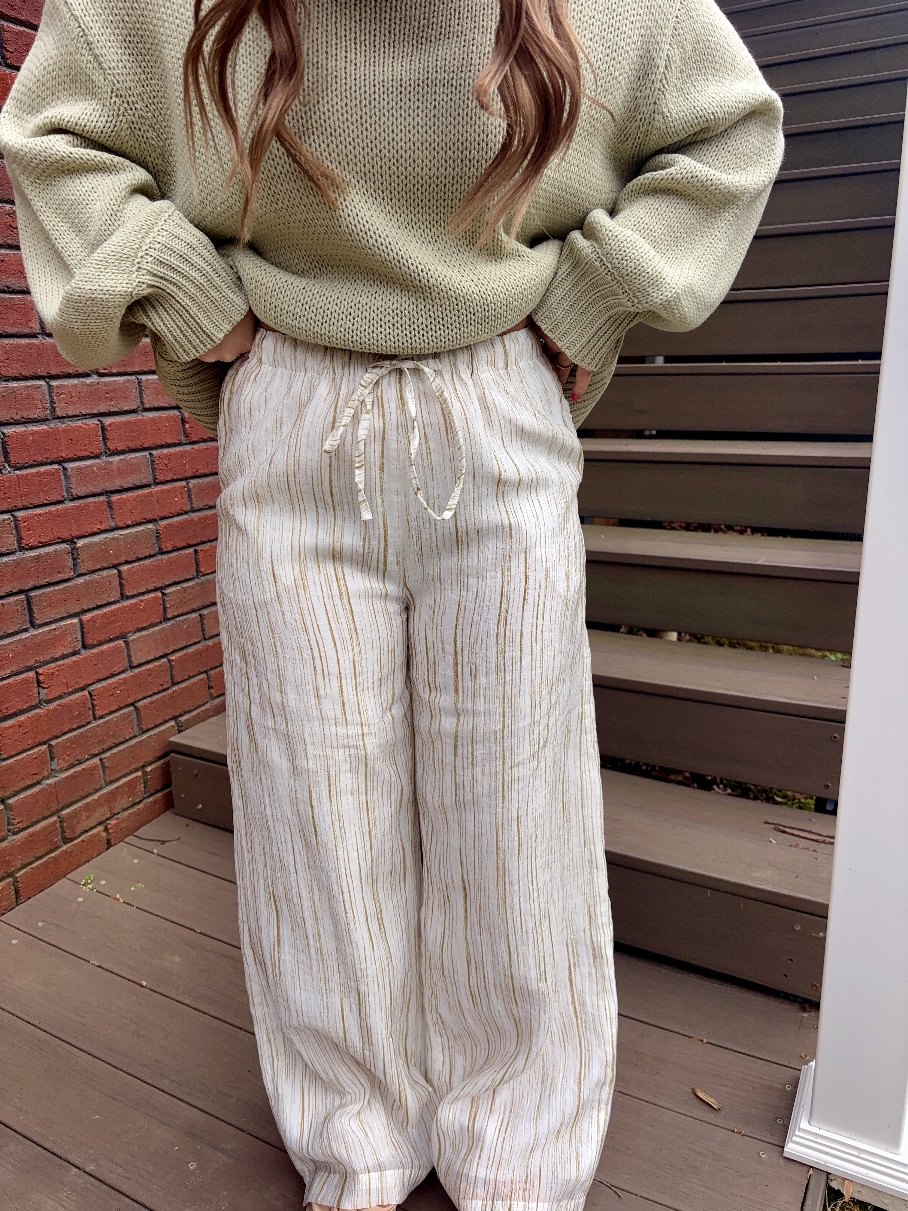 Marigold Patterned Pants