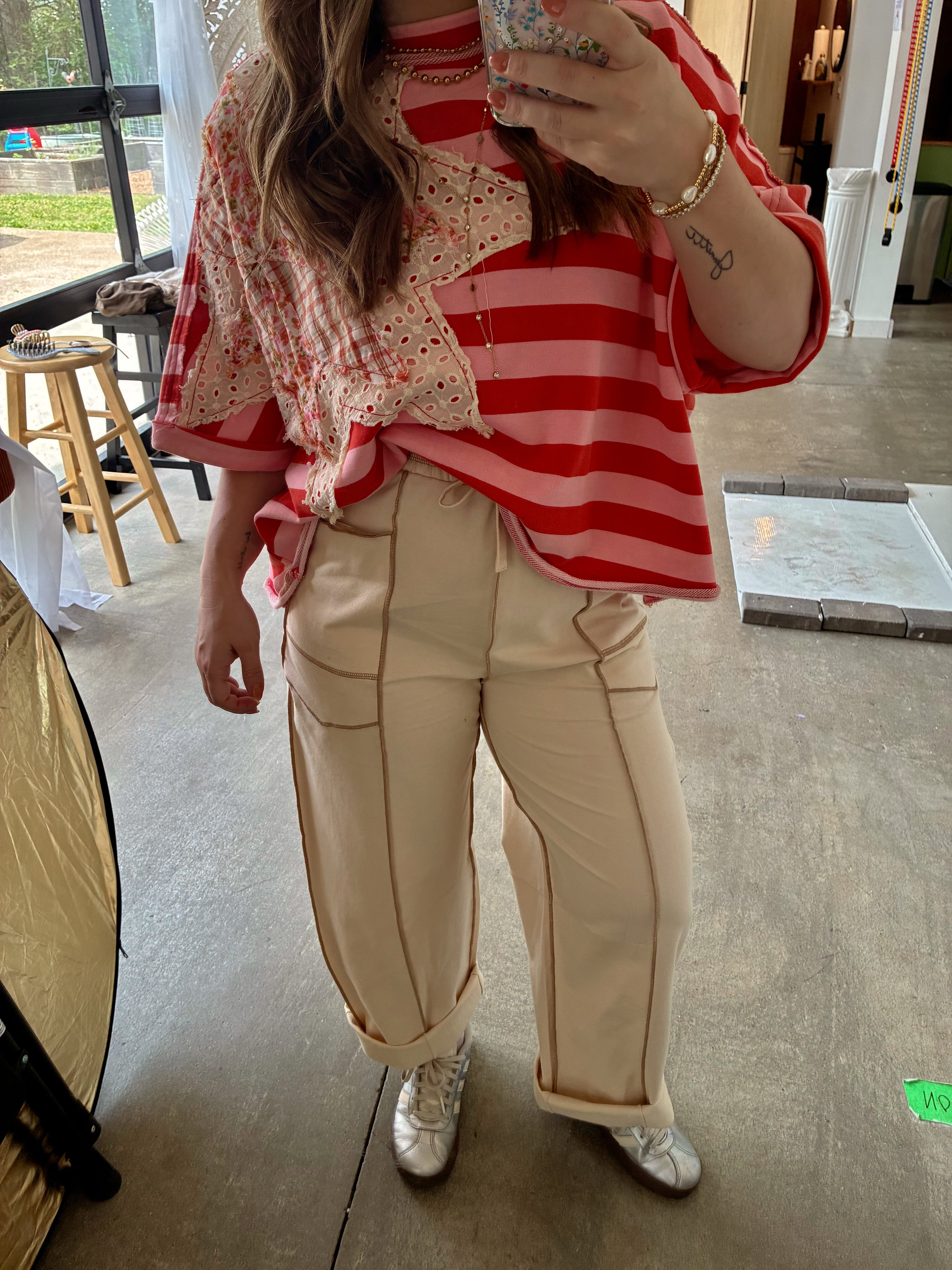 Honeycomb Barrel Pants