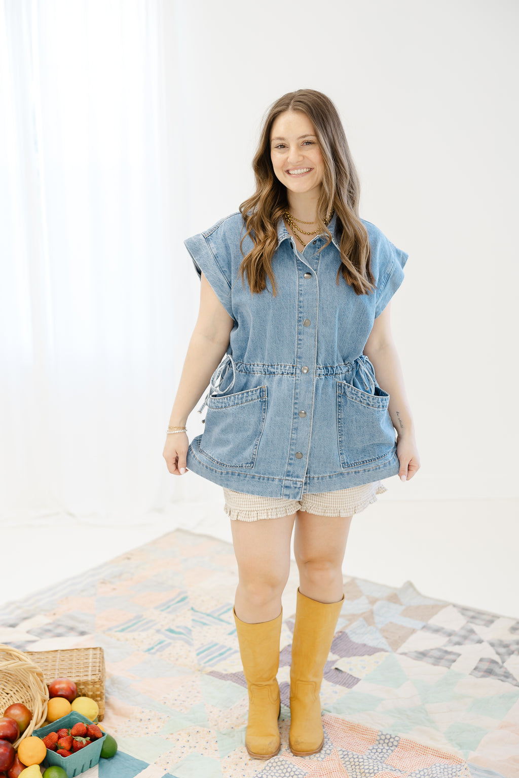 Darling Denim Vest