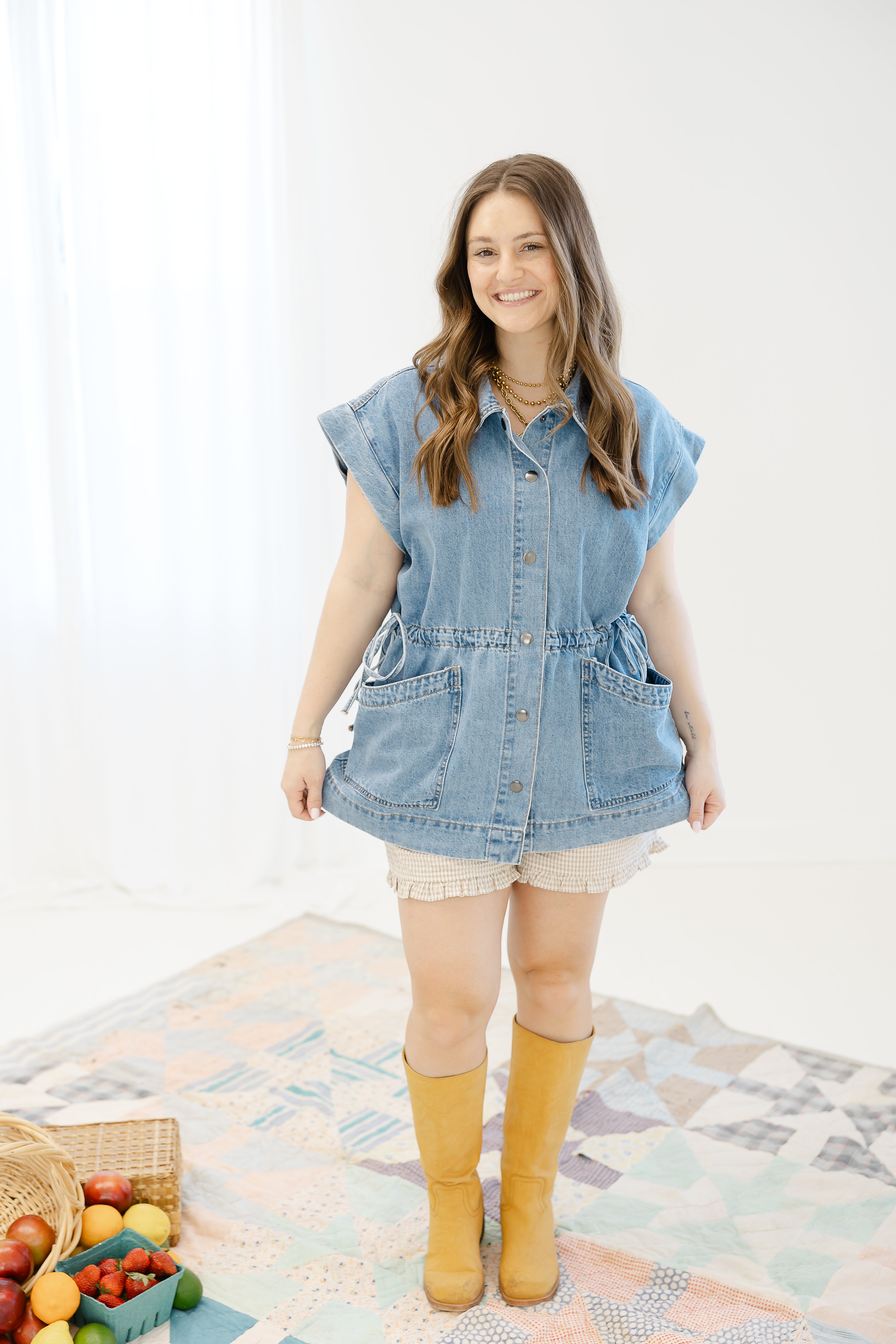 Darling Denim Vest