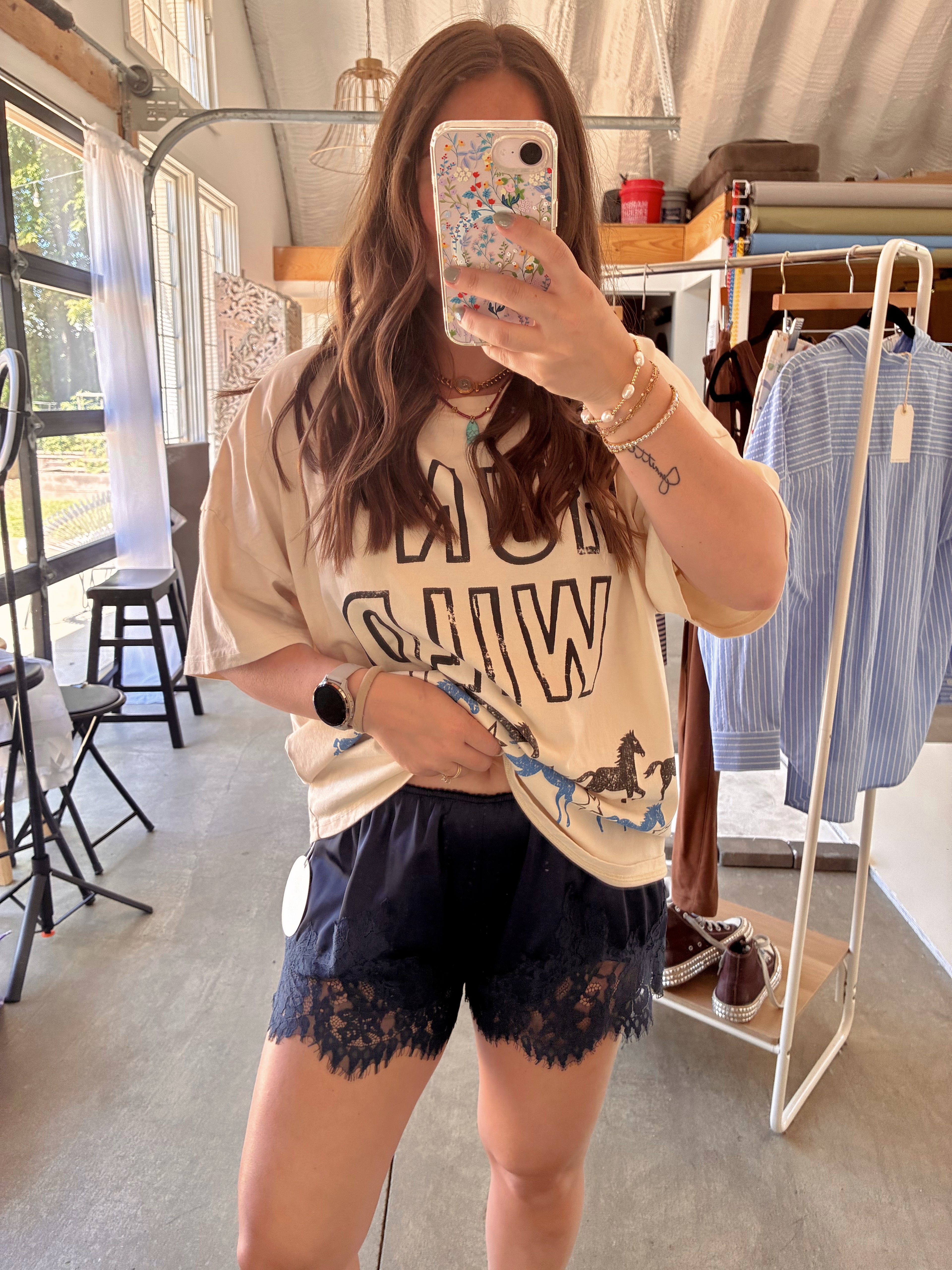 Navie Lace Shorts