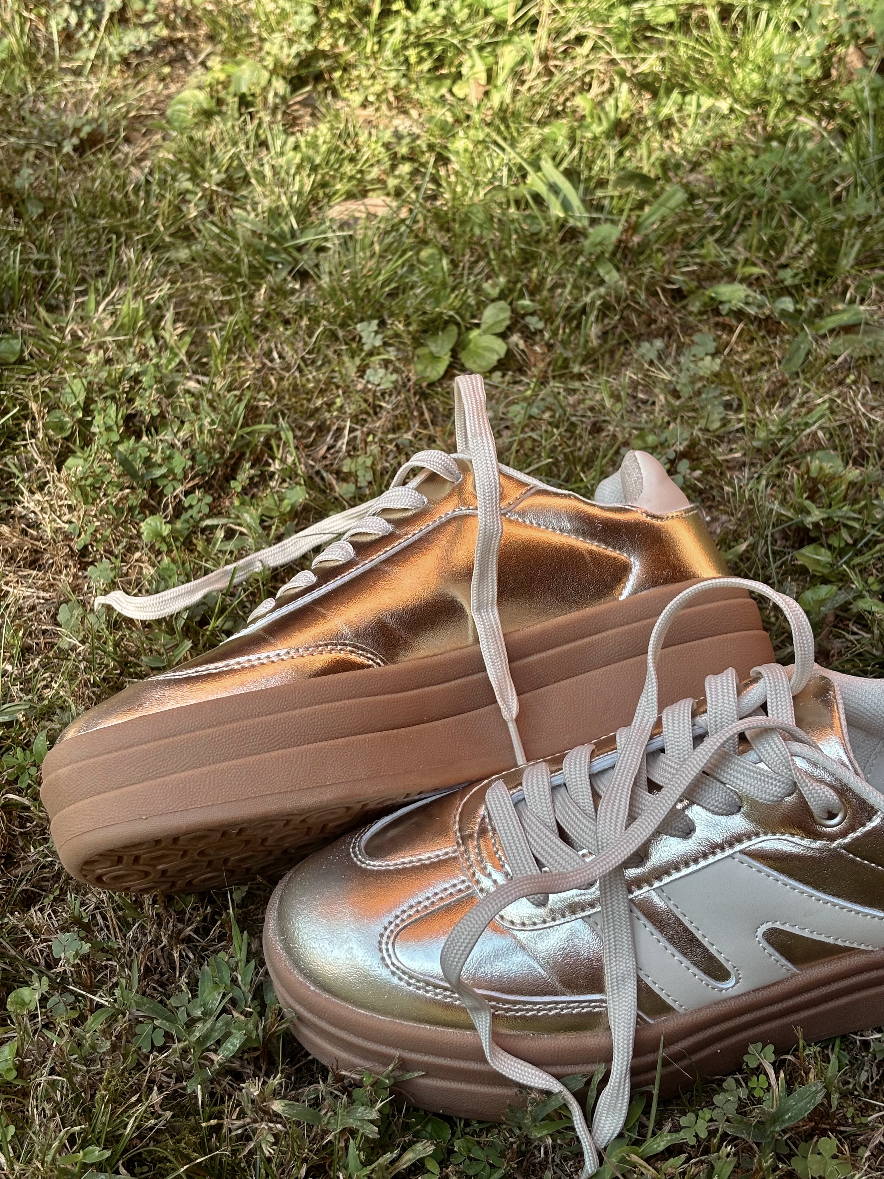 Golden Hour Metallic Sneaker