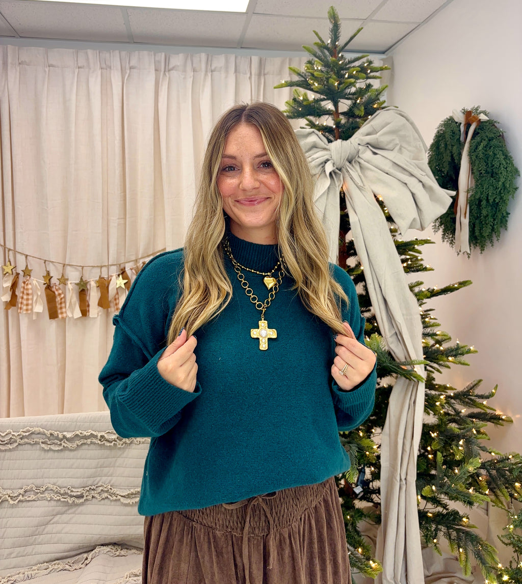 Hunter Mock Neck Sweater