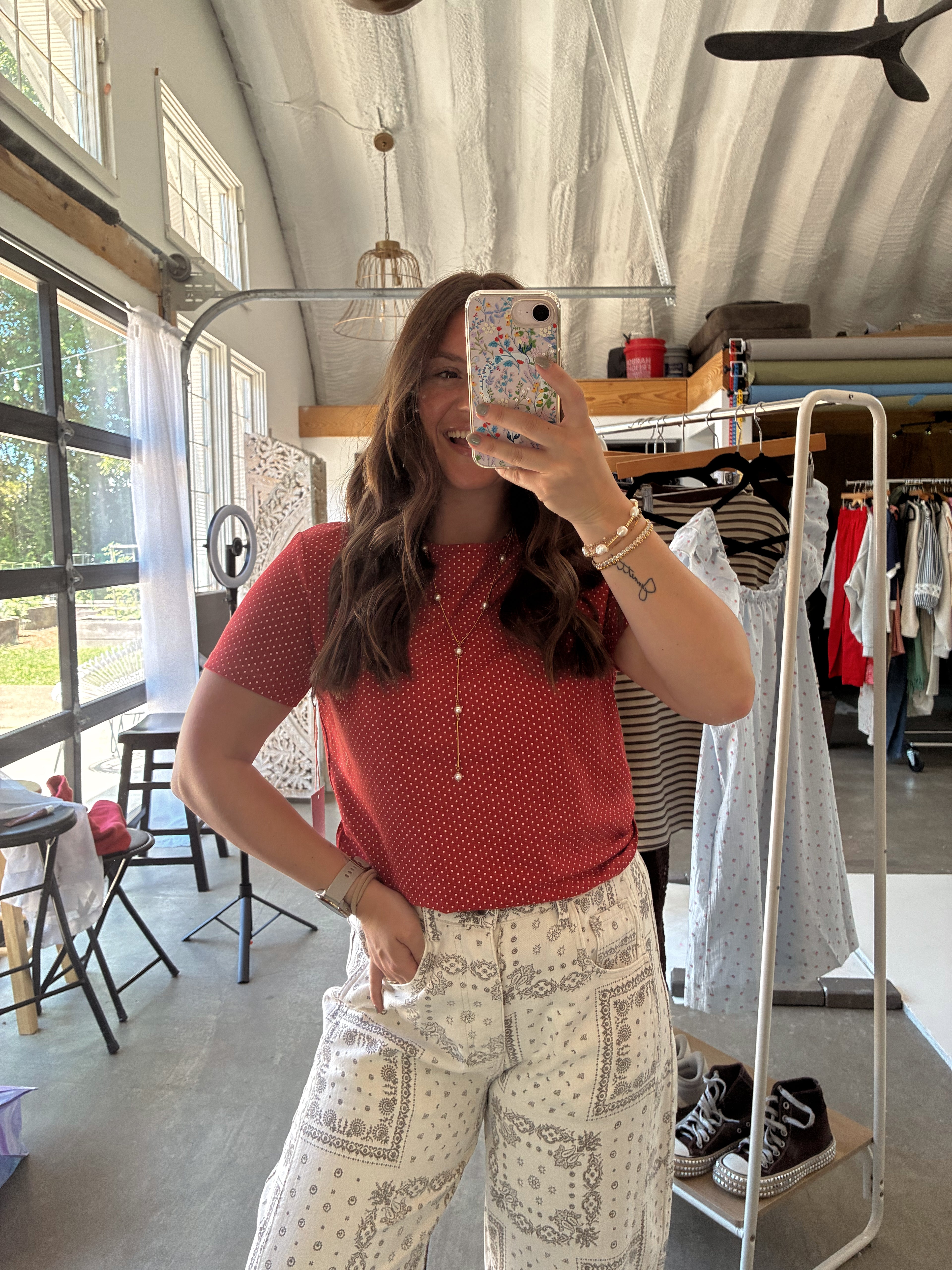 Polly Polka Dot Top