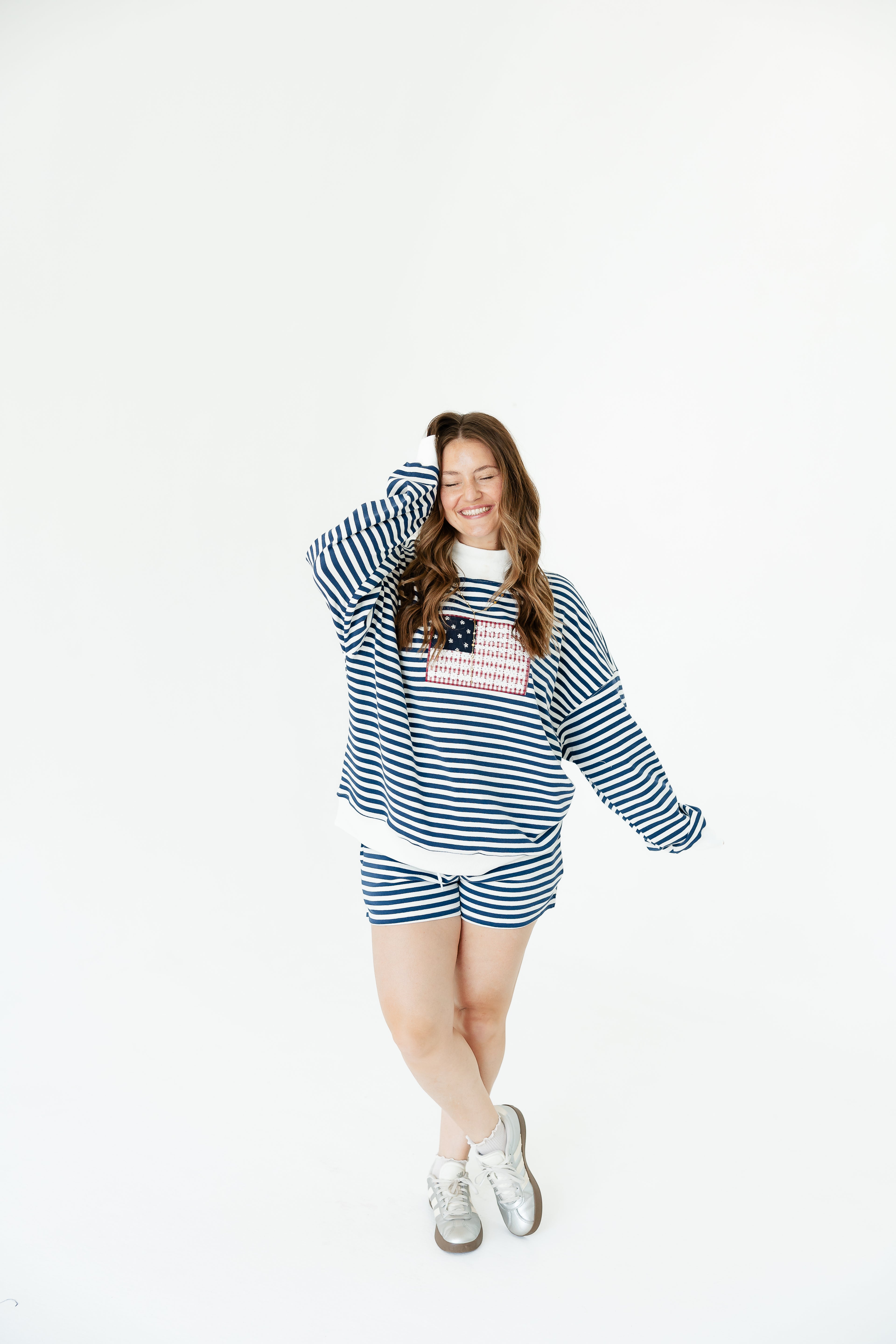 Blooming Flag Striped Set