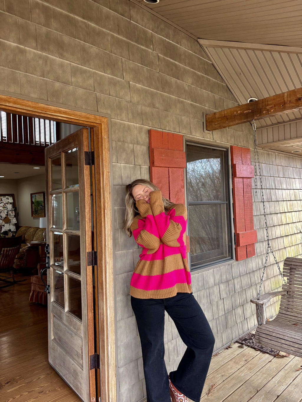 Franceen Striped Sweater