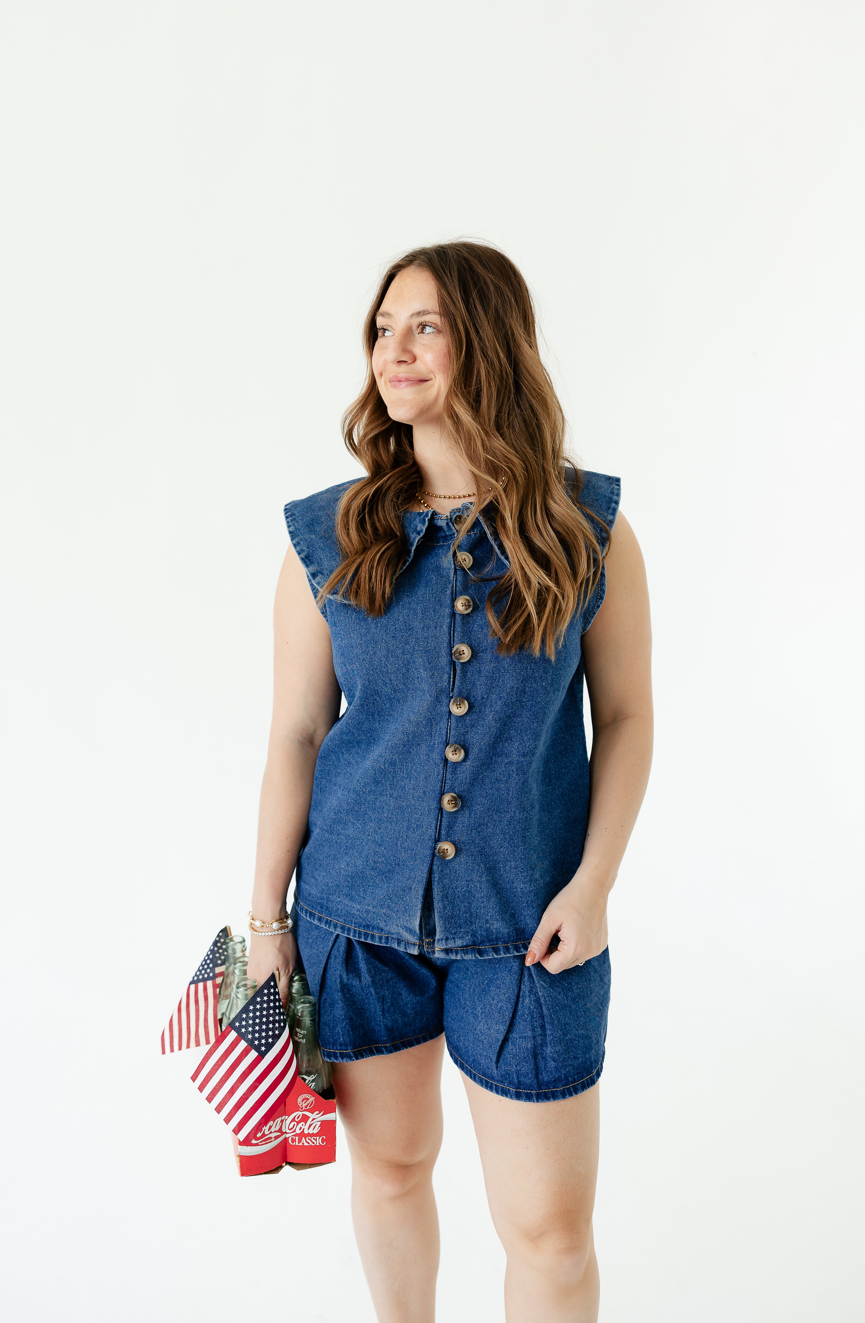 Denim Darling Short Set