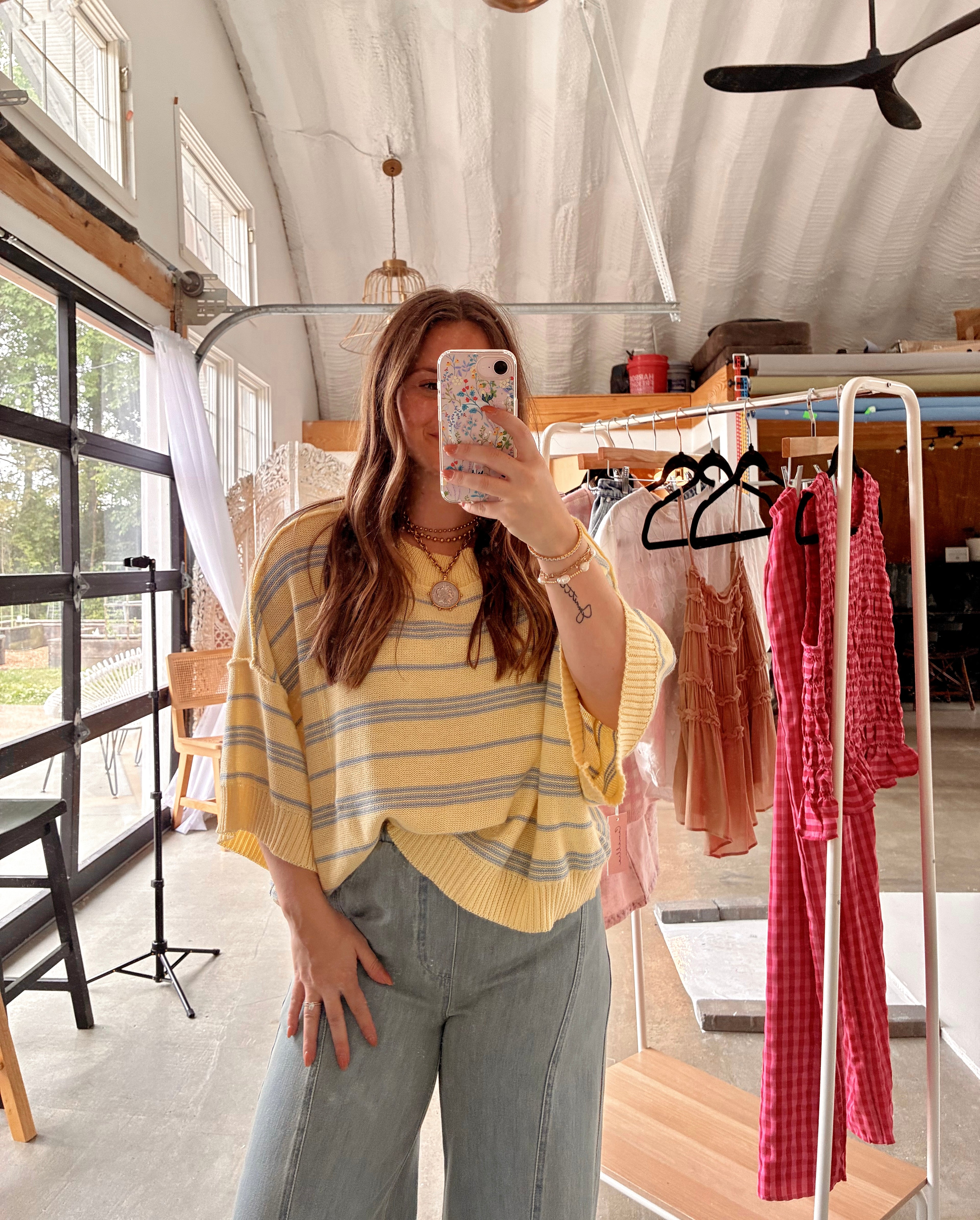 Blue Lemonade Striped Top