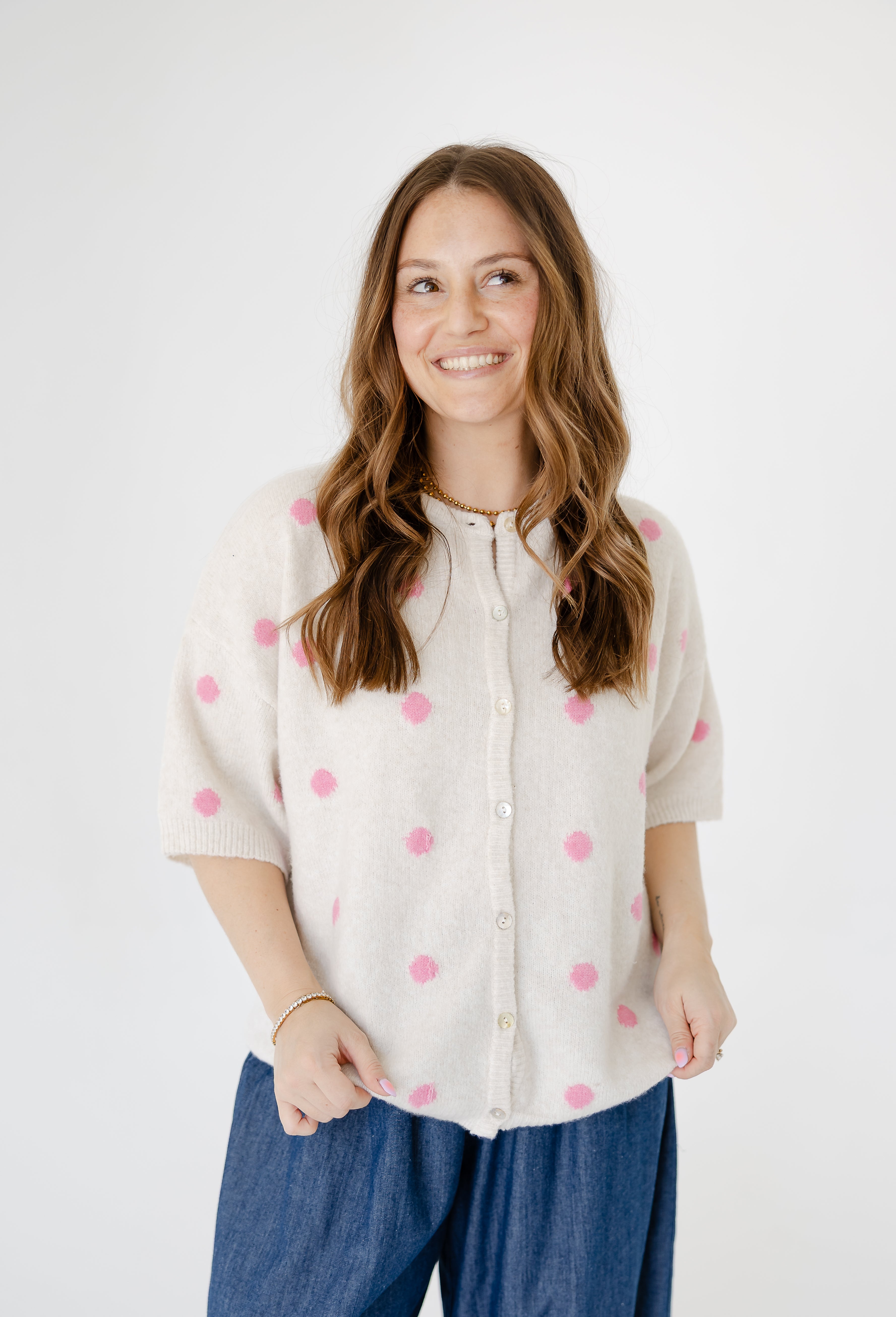 Polly Polka Dot Cardi