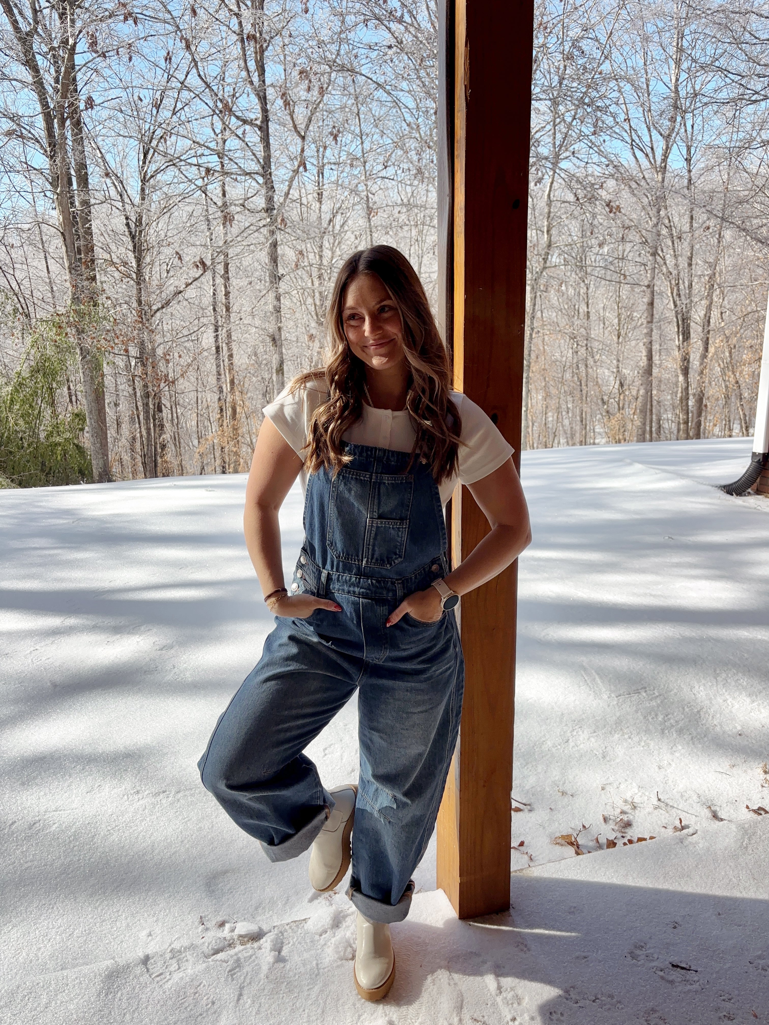Darlin’ Denim Barrel Overalls