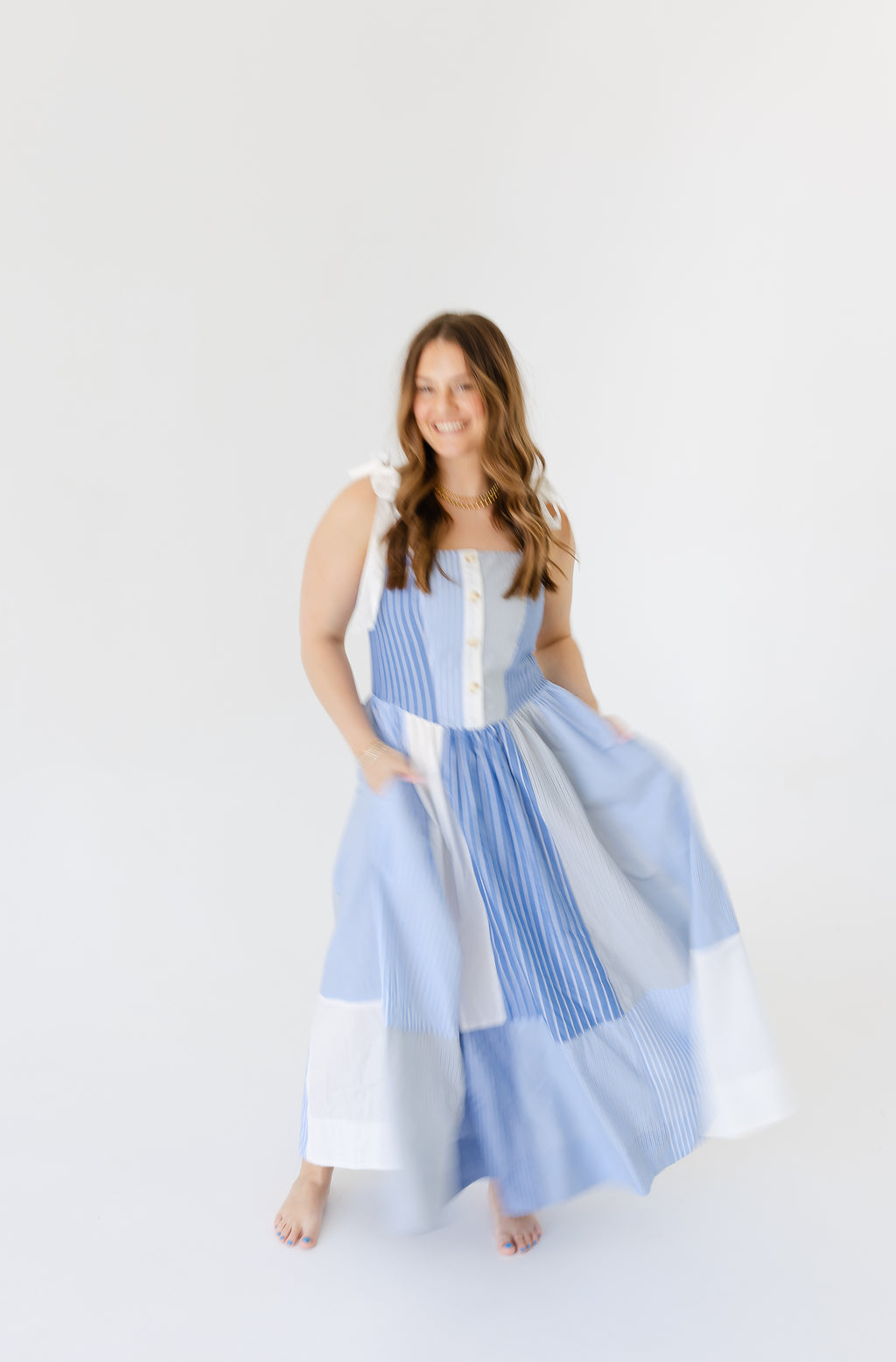 Boho Patchwork Maxi Dress