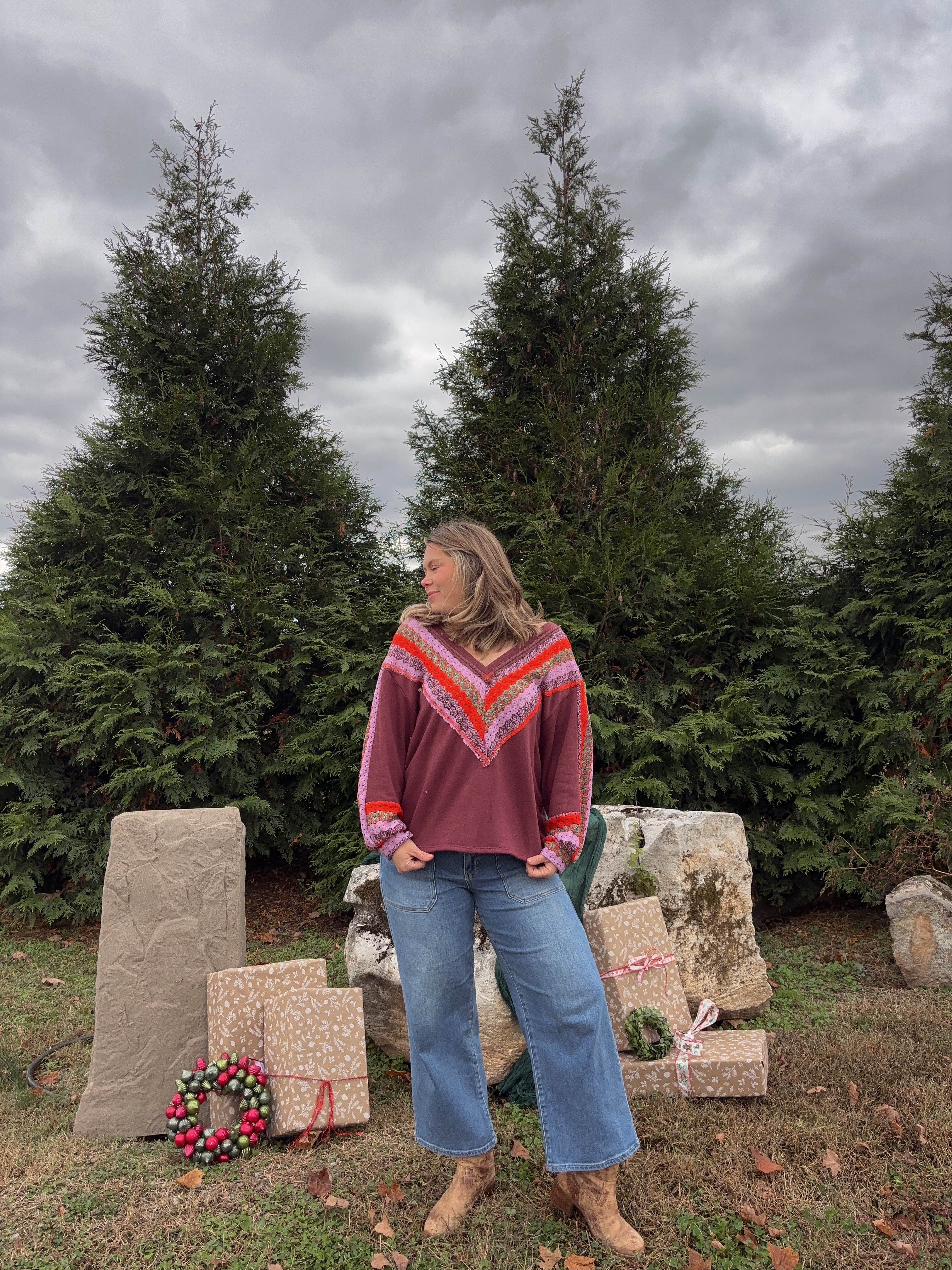 Very Merry Crochet Sweater