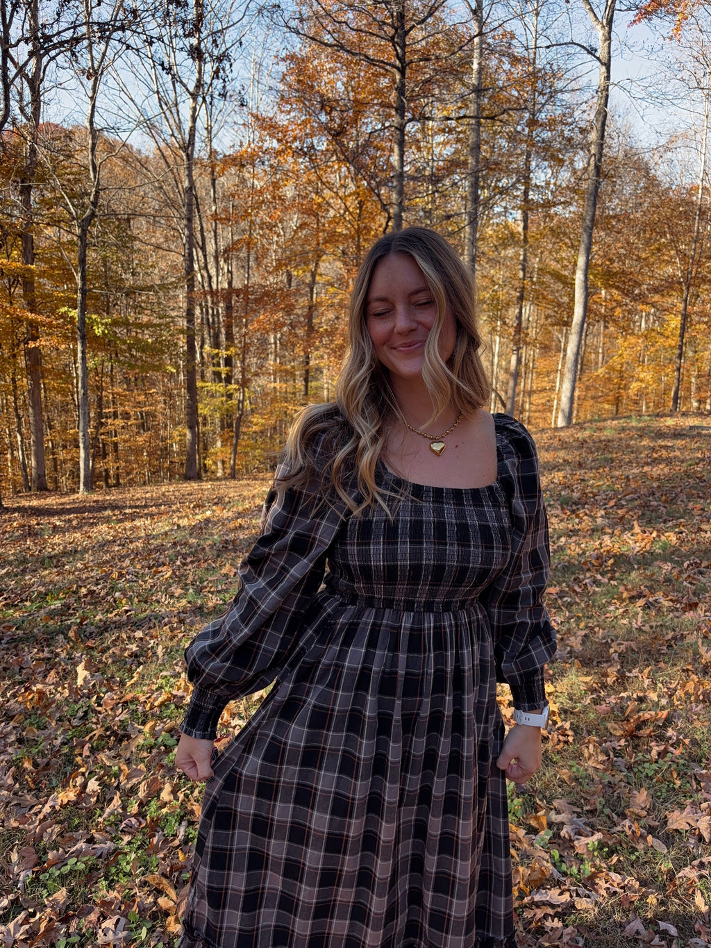 Plaid About You Dress